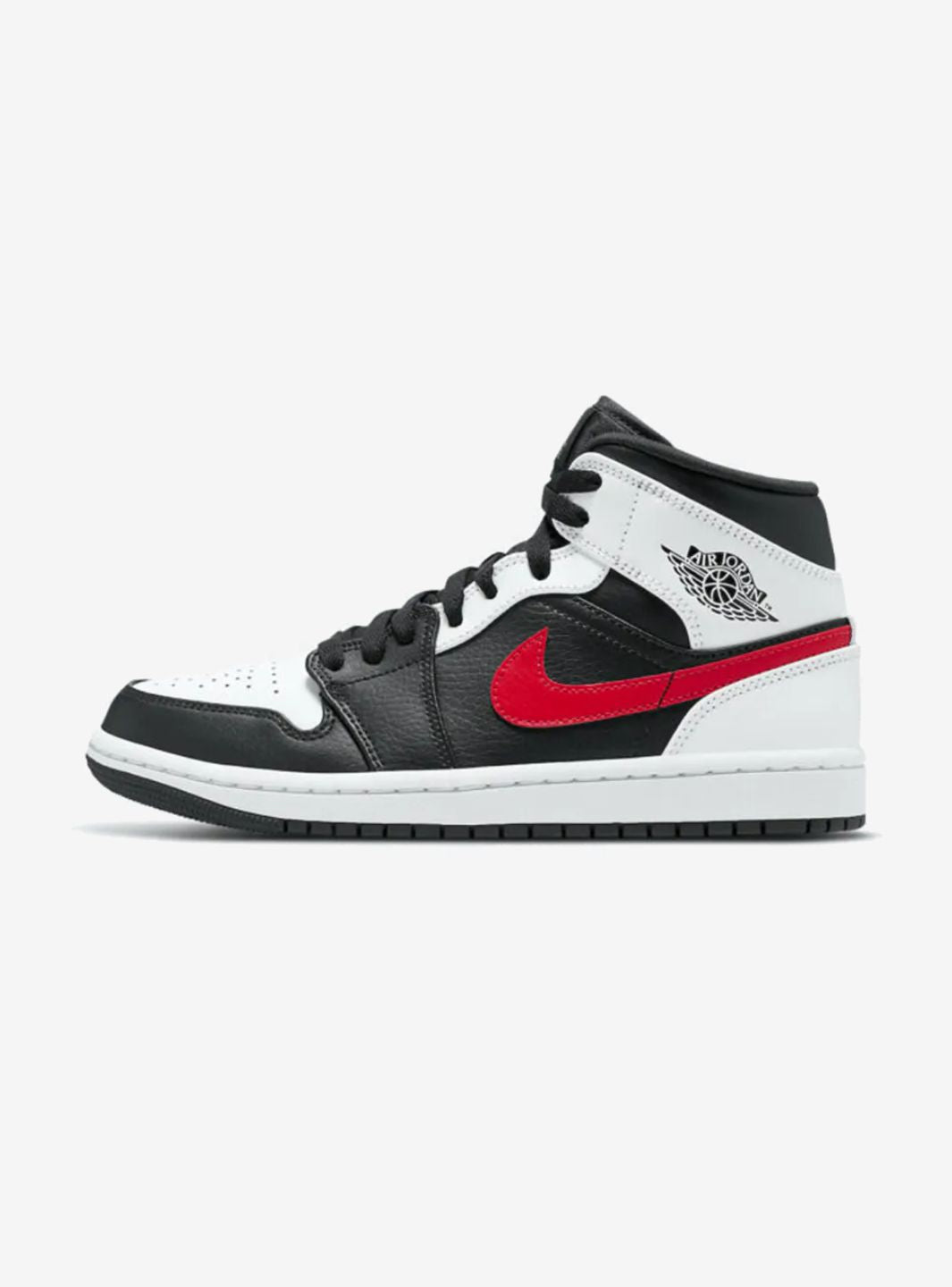 Air Jordan 1 Mid Black Chile Red White 554724 075 ResellZone