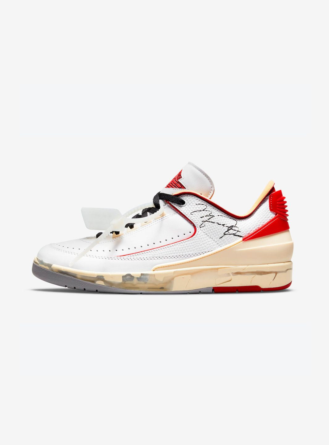 Air Jordan 2 Retro Low SP Off White White Red