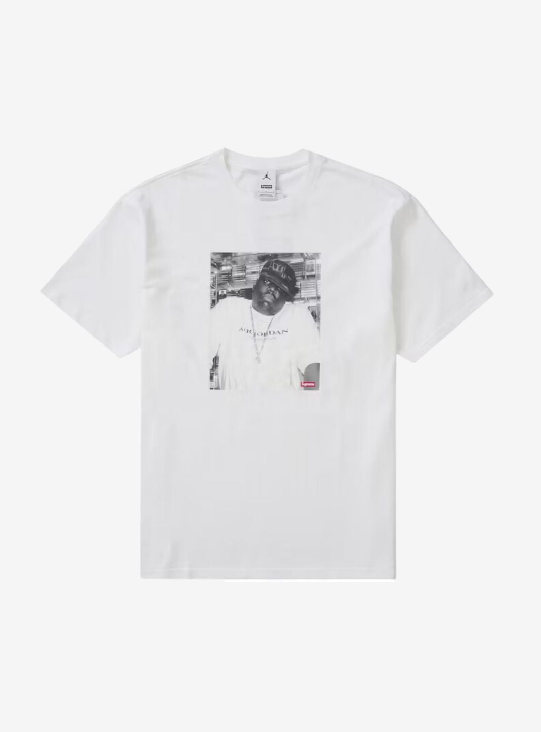 Supreme Jordan Biggie S S T Shirt White ResellZone