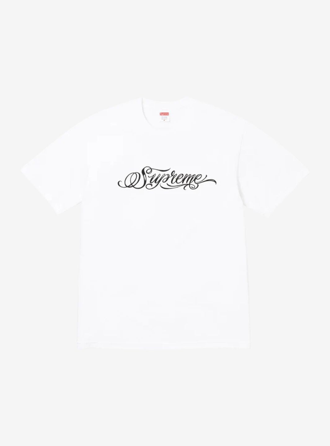 Supreme Script T Shirt White