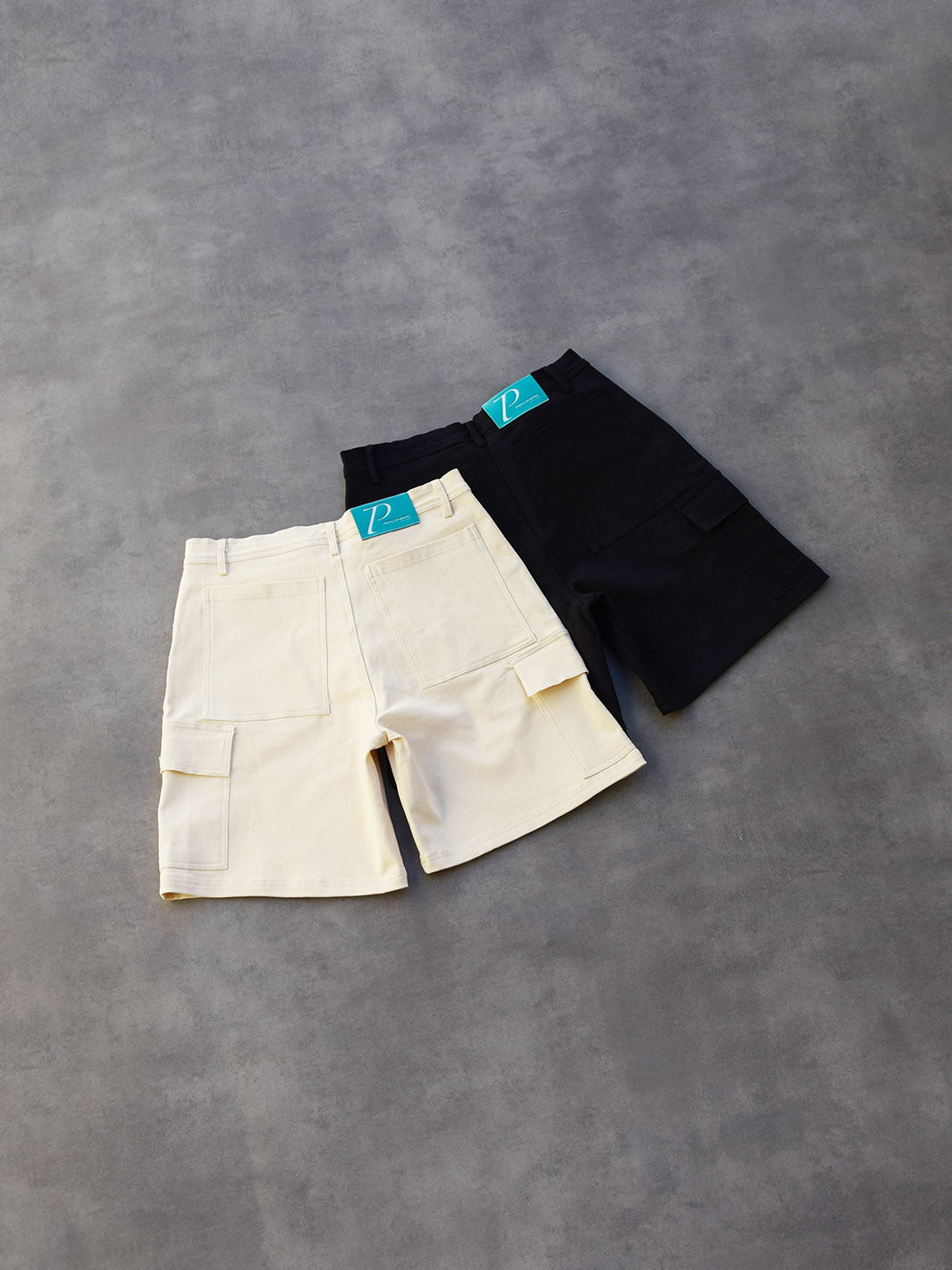 Pantalón Cargo Shorts Beige