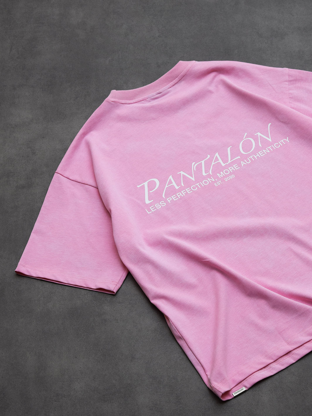 Pantalón Less Perfection More Authencity Stone Washed T-Shirt Pink | ResellZone