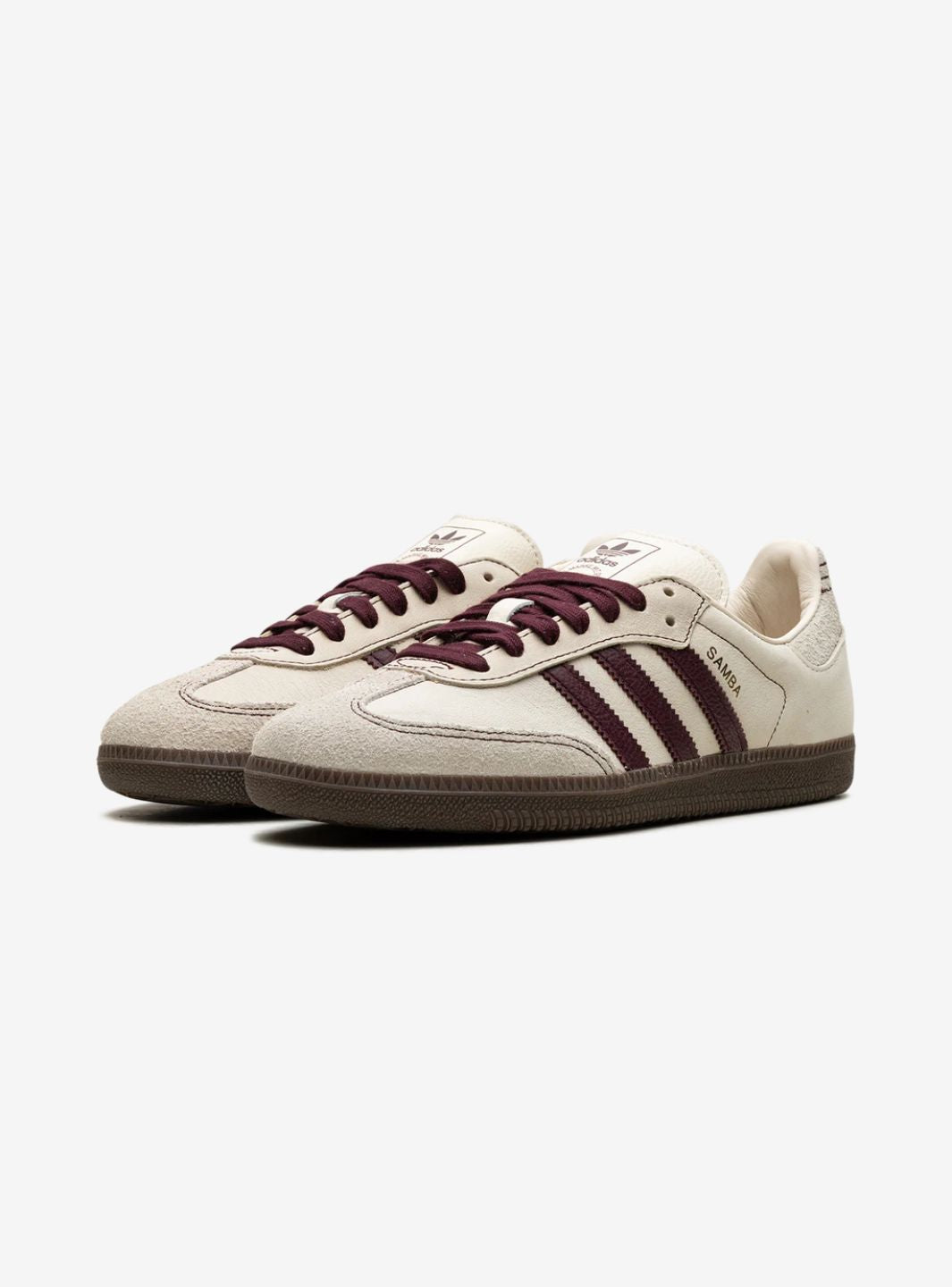 Adidas Samba OG Wonder White Maroon - IG1987 | ResellZone