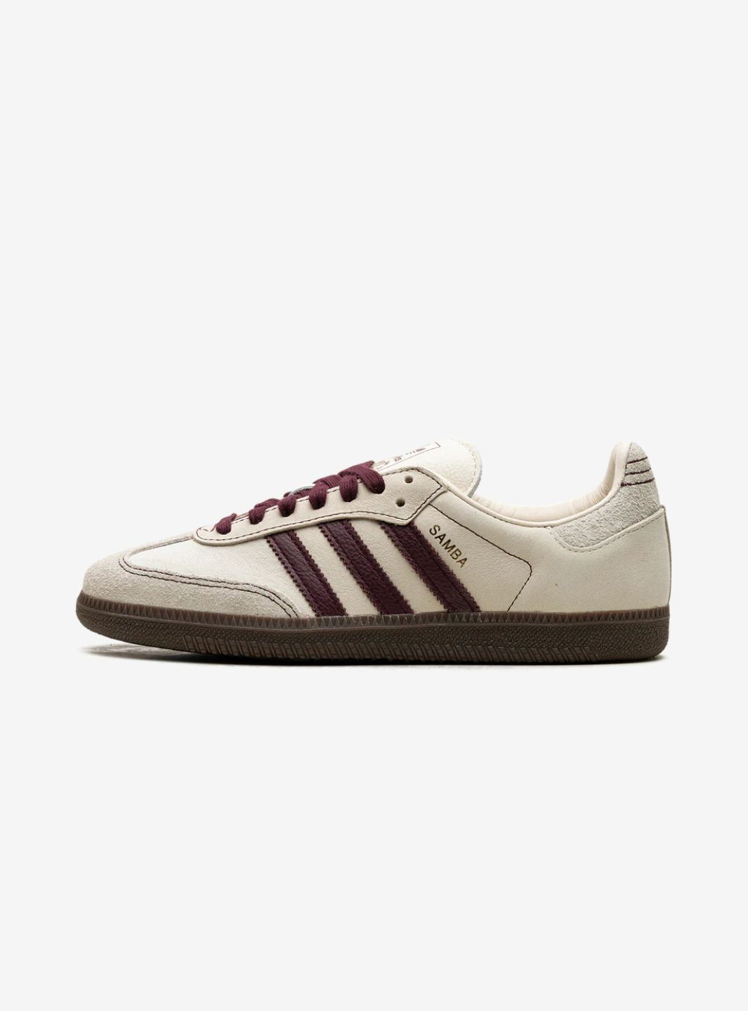 Adidas Samba OG Wonder White Maroon - IG1987 | ResellZone