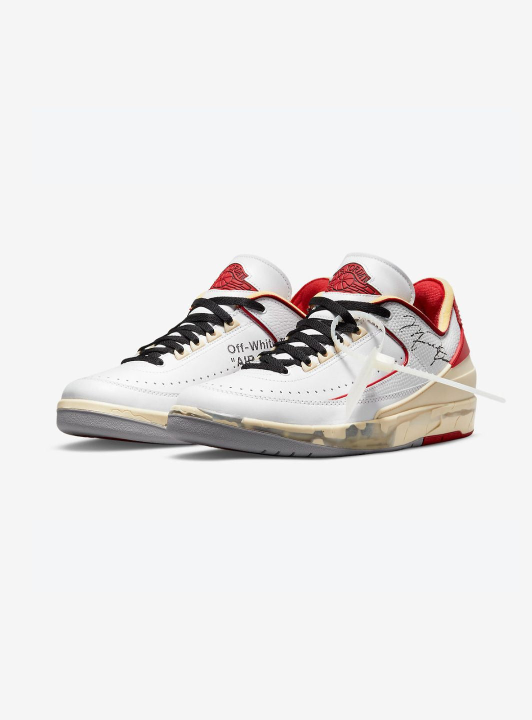 Air Jordan 2 Retro Low SP Off-White White Red - DJ4375-106 | ResellZone