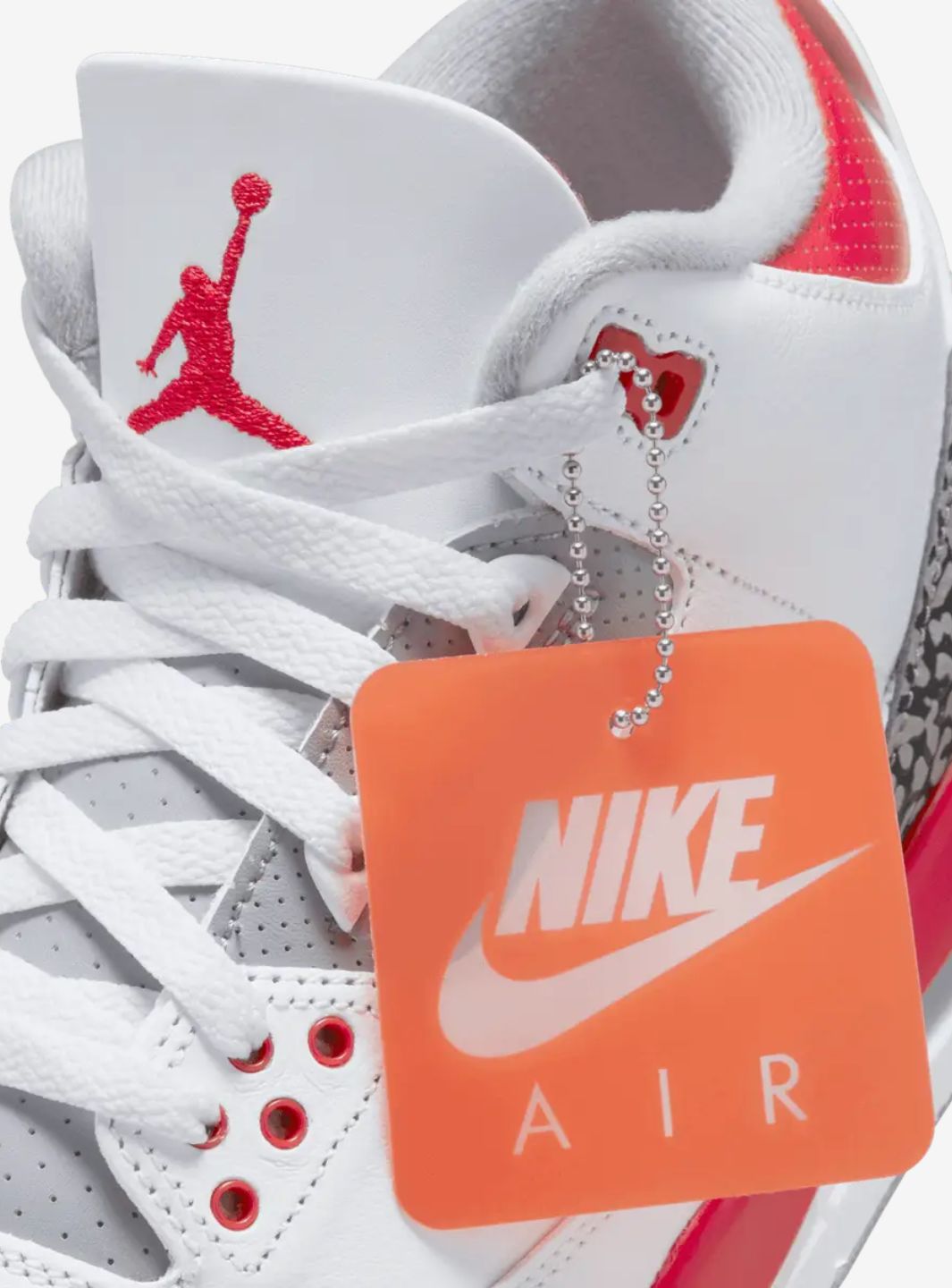 Air jordan 3 red and white online