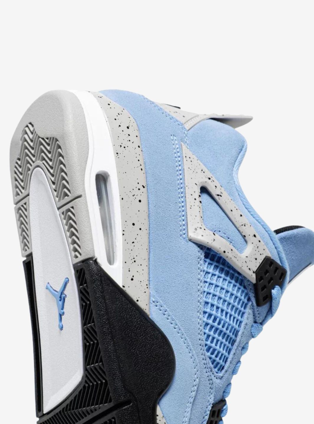 Jordan 4 blue suede best sale