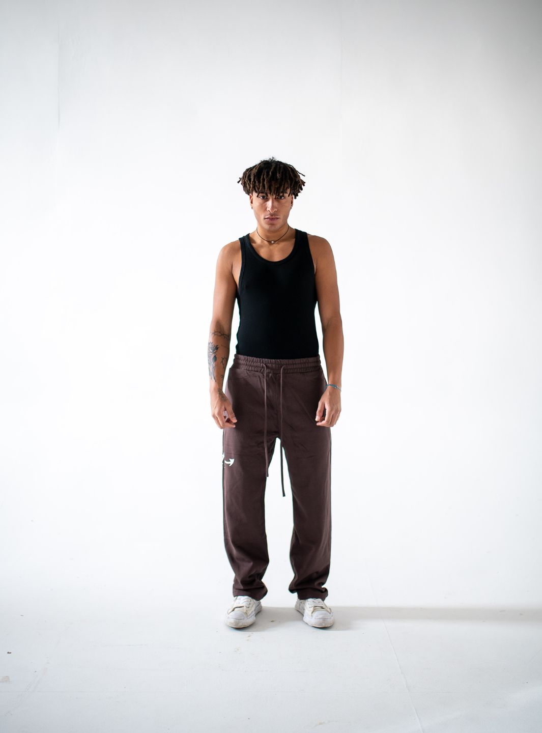 Appreciate Logo Sweatpants Brown | ResellZone