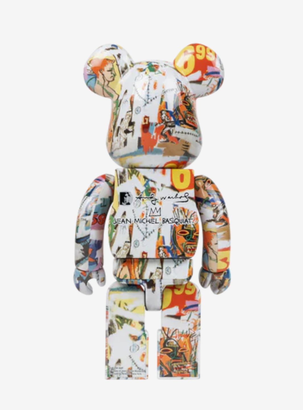 Bearbrick Andy Warhol x Jean-Michel Basquiat #4 400% | ResellZone