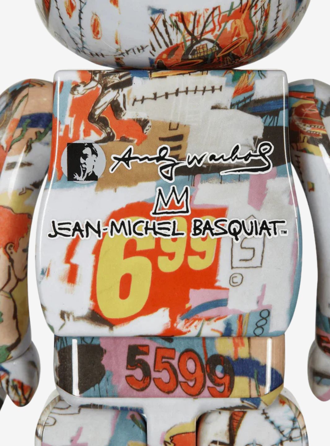 Bearbrick Andy Warhol x Jean-Michel Basquiat #4 400% | ResellZone