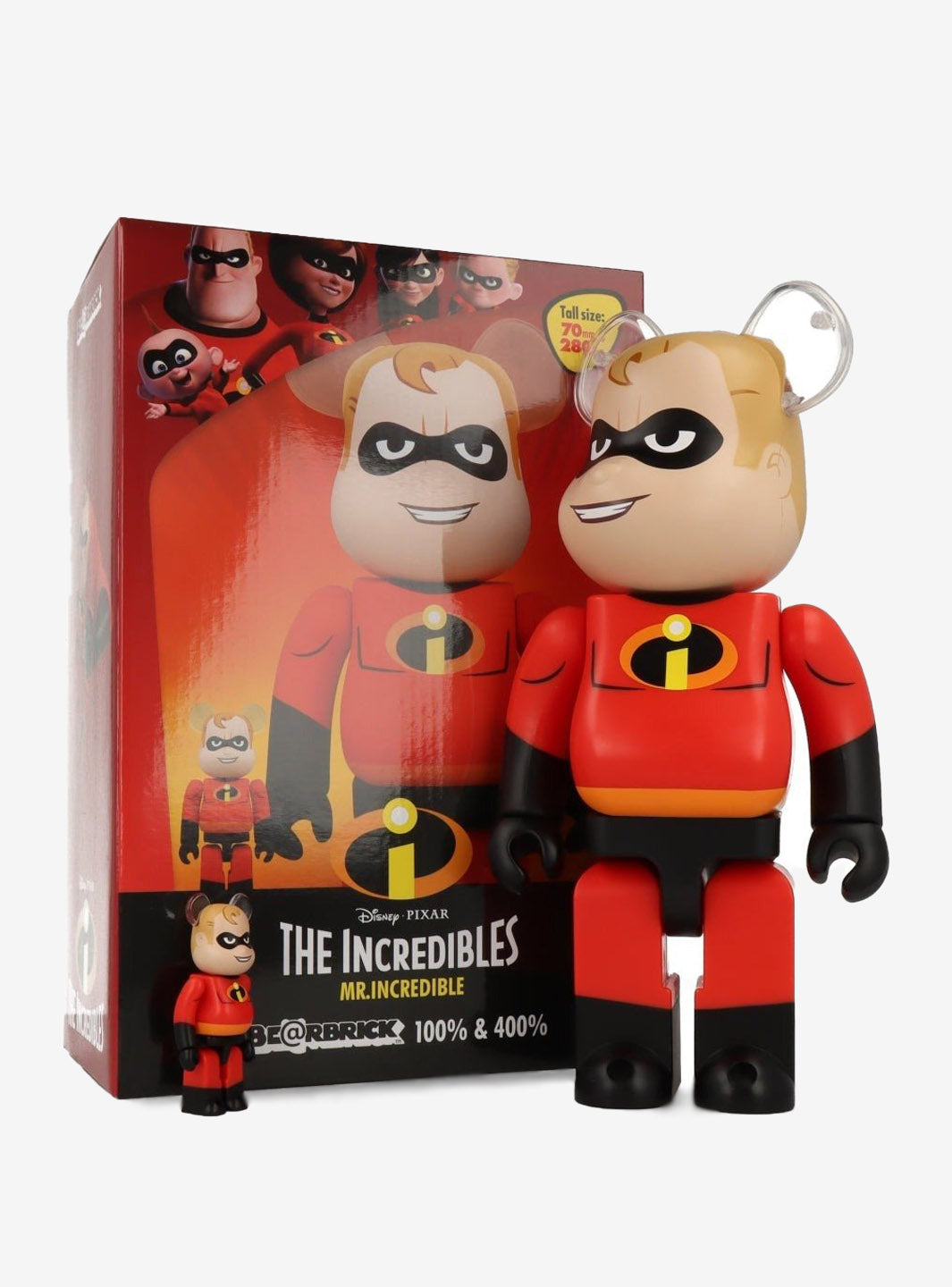 Bearbrick The Incredibles Mr. Incredible 100% & 400% Set | ResellZone