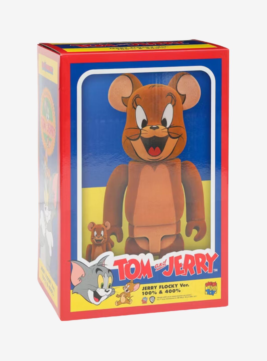 Bearbrick Tom and Jerry: Jerry Flocky 100% & 400% Set | ResellZone