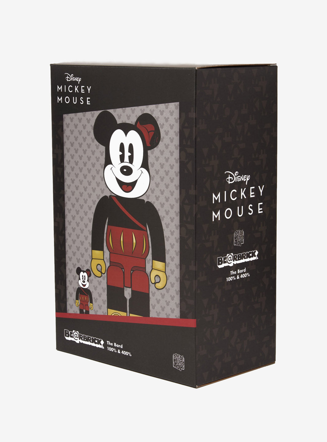 Bearbrick x Disney Mickey the Bard 100% & 400% Set