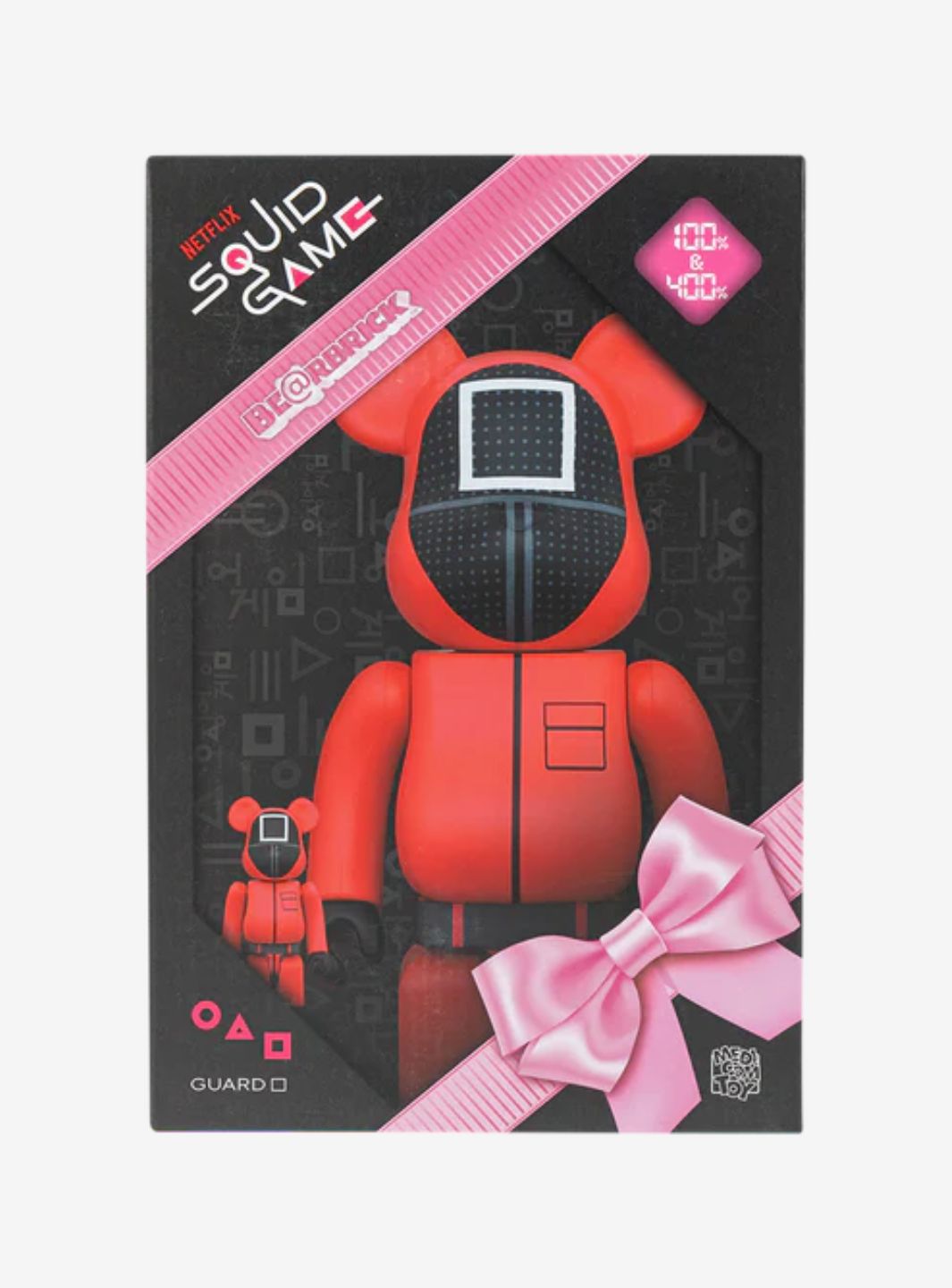 Bearbrick x Squid Game Guard (Square) 100% & 400% Set | ResellZone