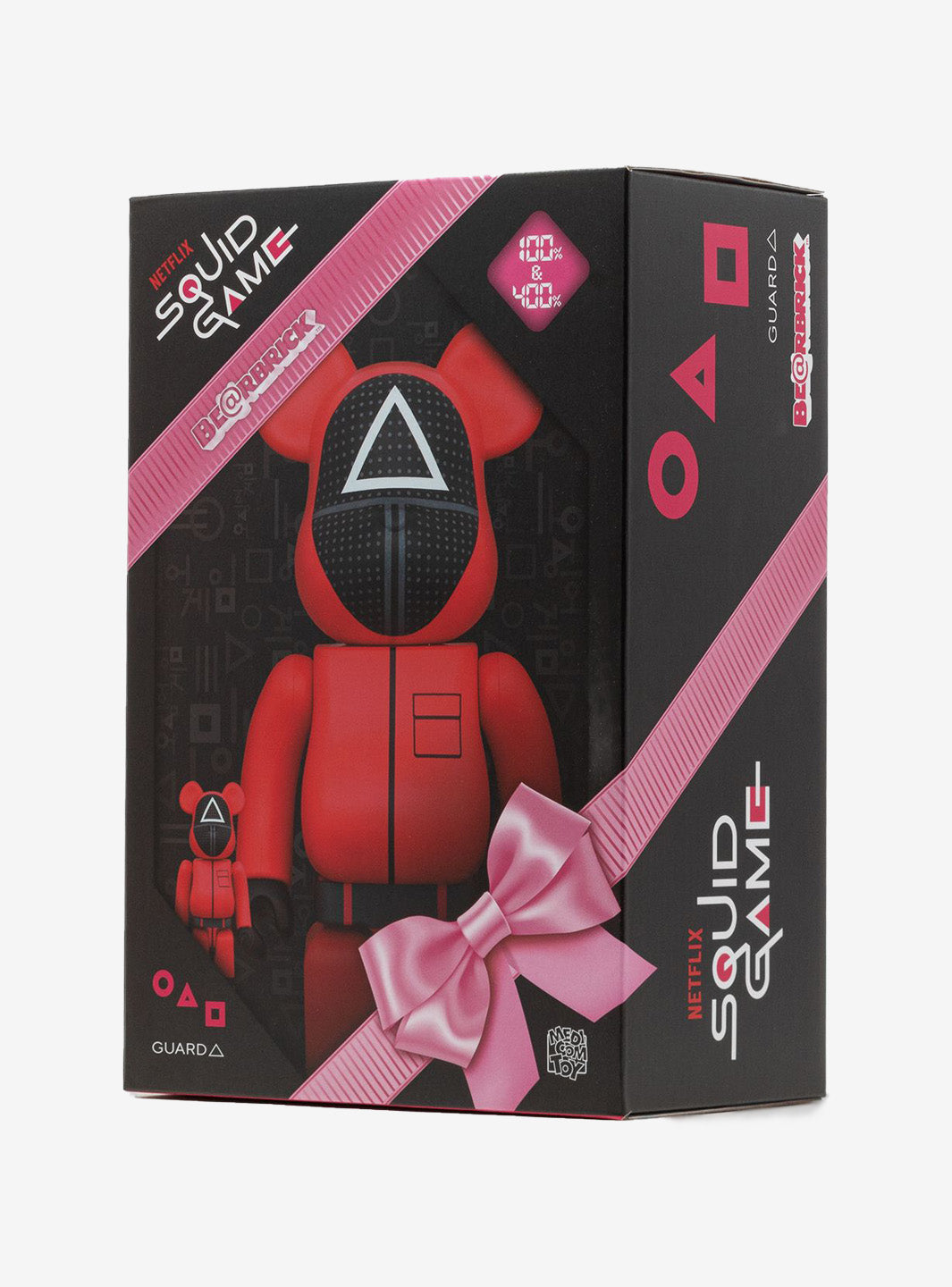 Bearbrick x Squid Game Guard (Triangle) 100% 400% Set | ResellZone