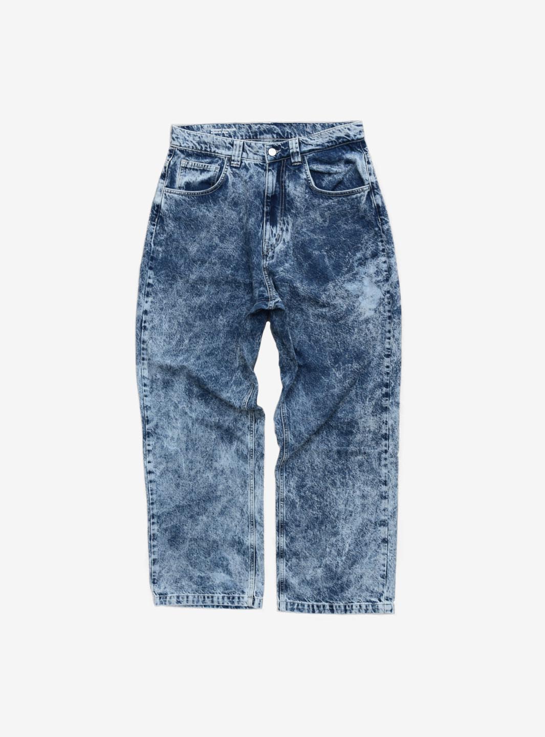 Garment Workshop Baggy Jeans Washed Blue Denim | ResellZone