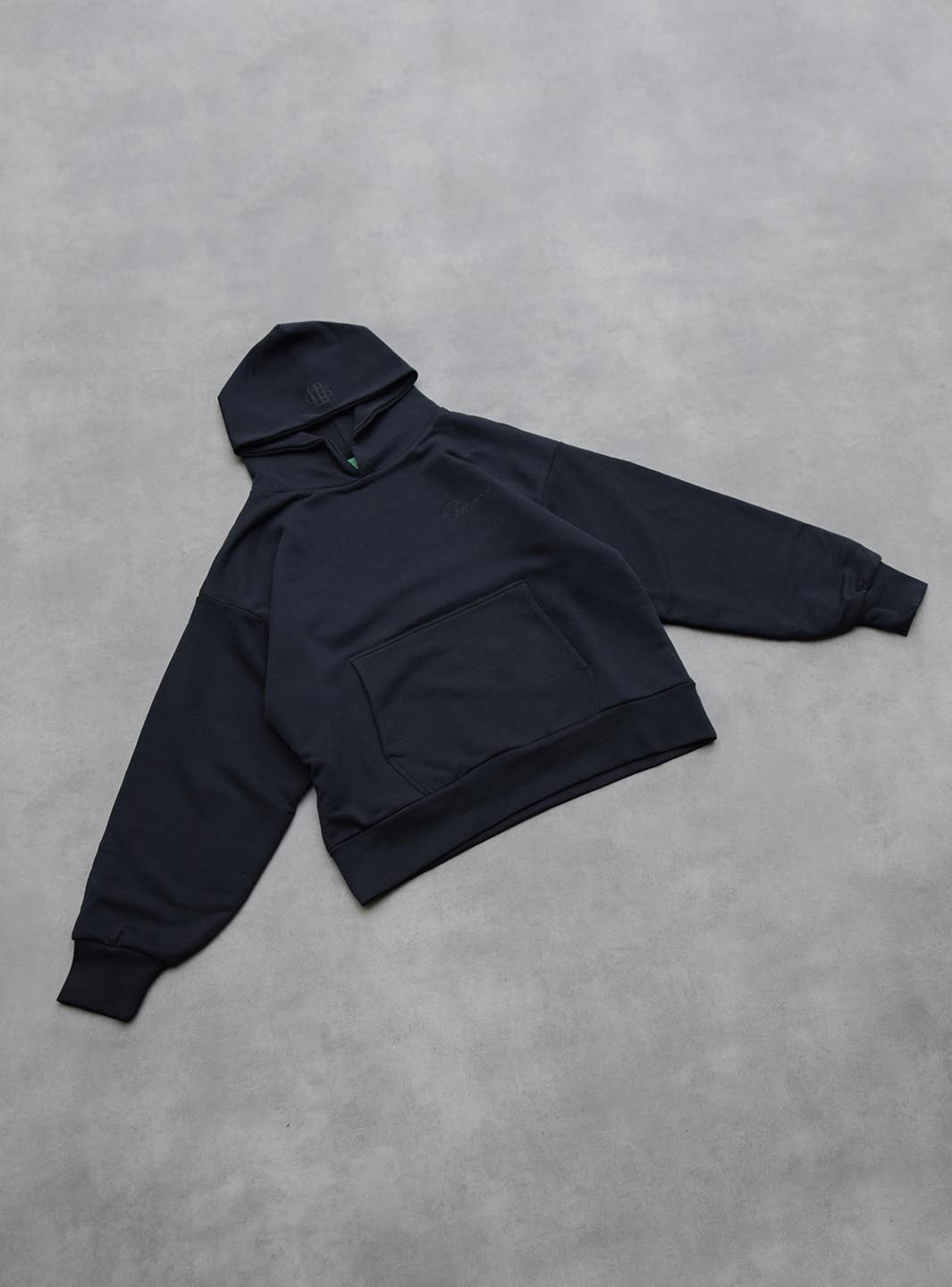 Garment Workshop Double Layer Hoodie Black | ResellZone