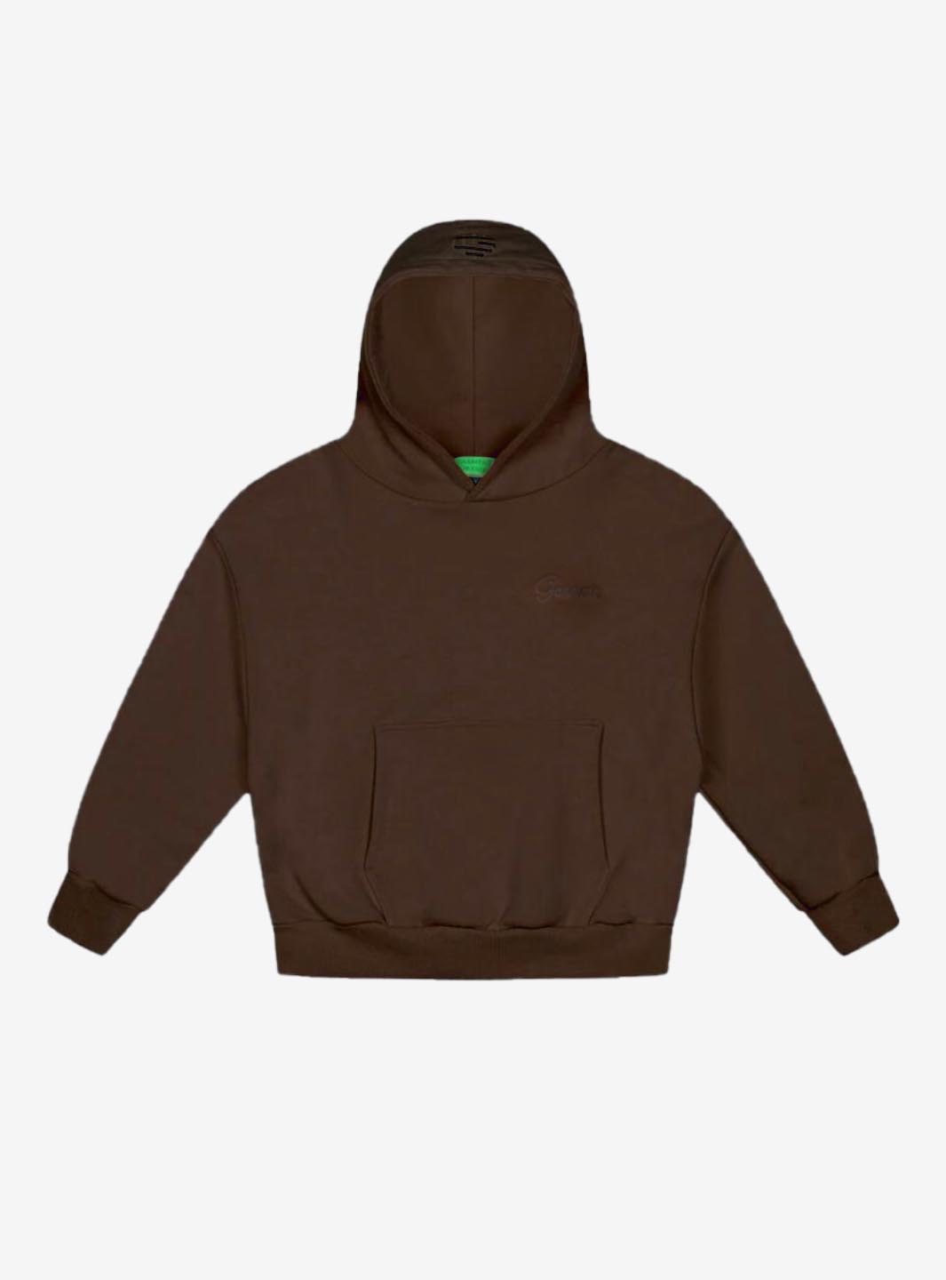 Garment Workshop Double Layer Hoodie Brown | ResellZone