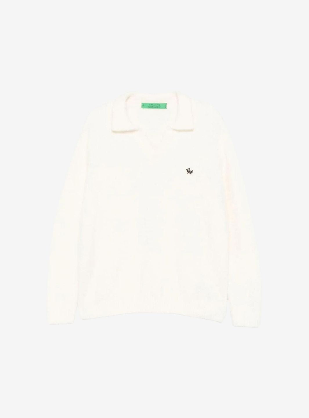 Garment Workshop Knitted Polo Sweater Heavy Cream | ResellZone