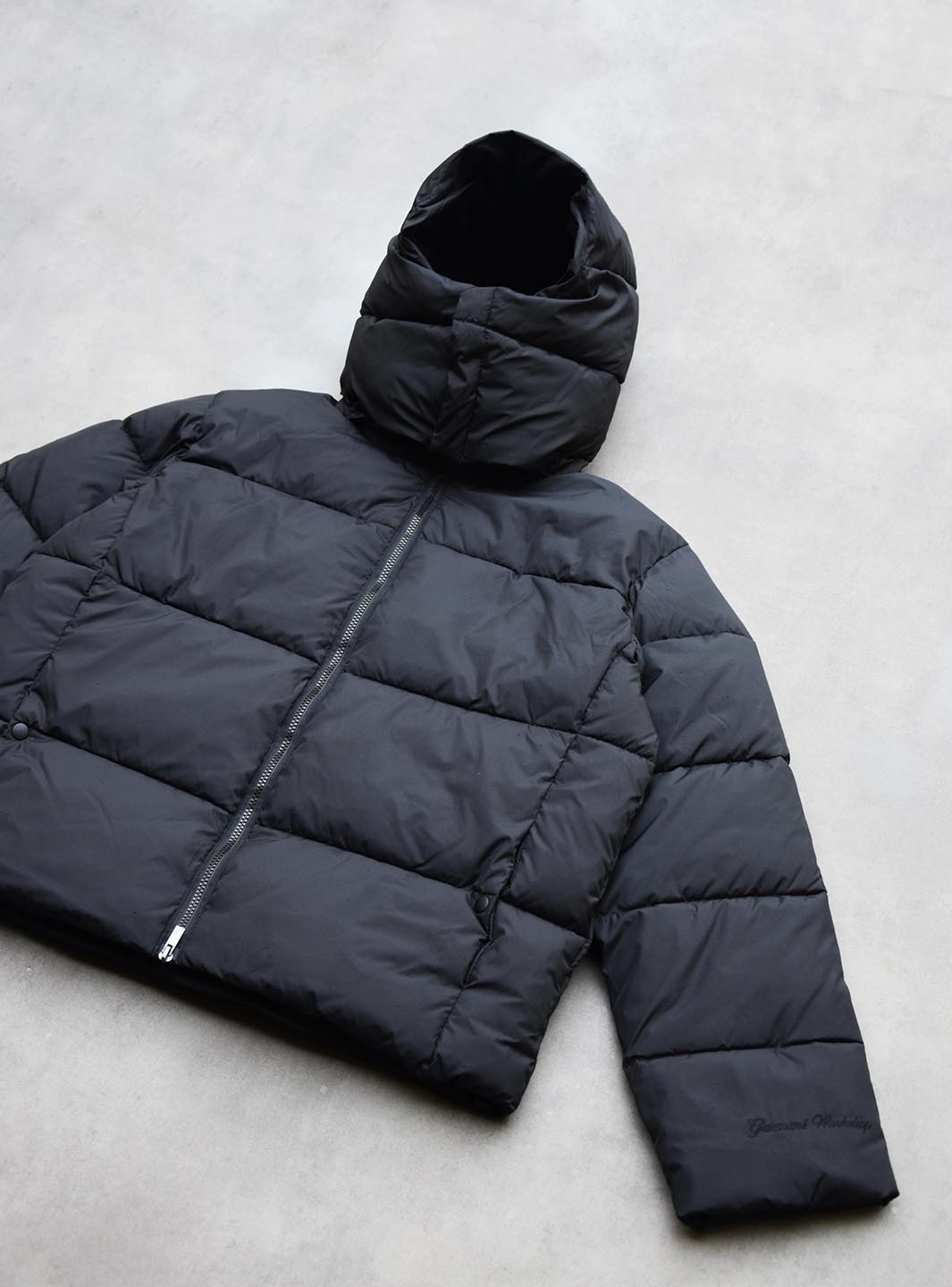 Garment Workshop Nylon Puffer Jacket Black | ResellZone