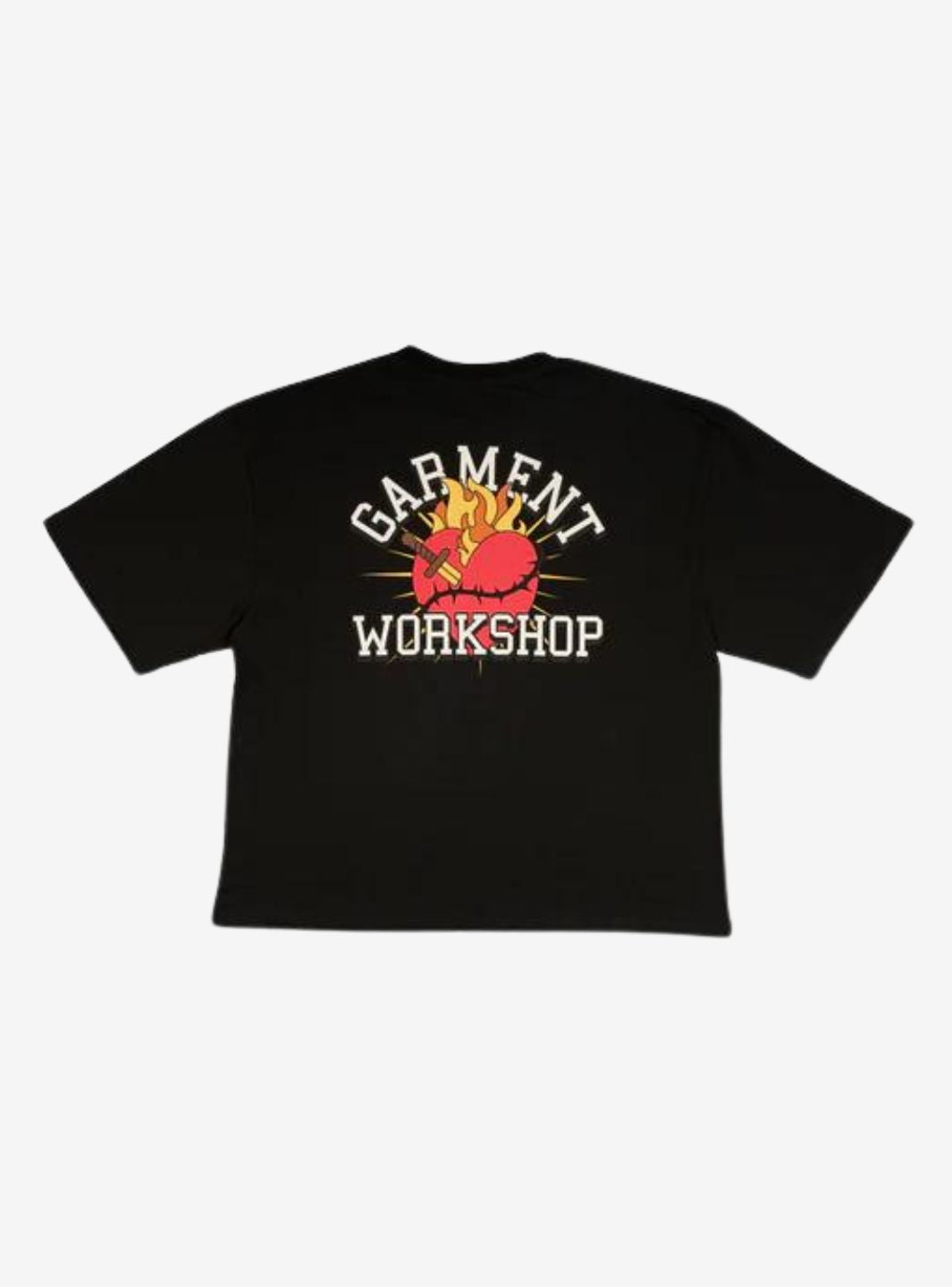 Garment Workshop Printed Heart T-Shirt Black | ResellZone