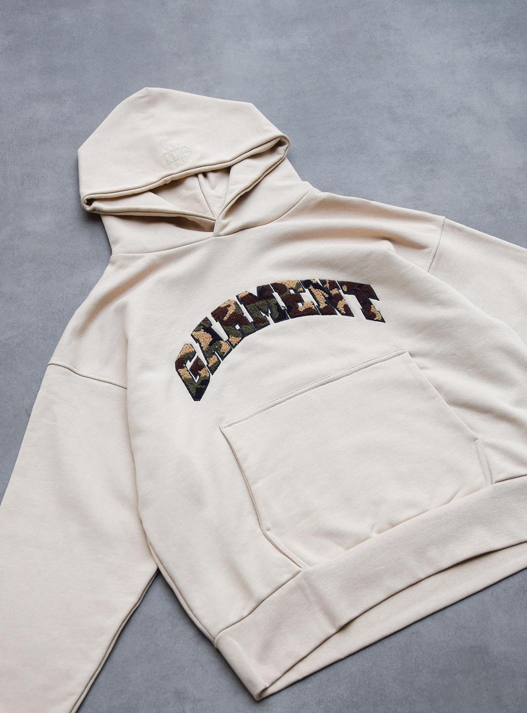 Garment Workshop Terry Stitch Hoodie Military Sand | ResellZone