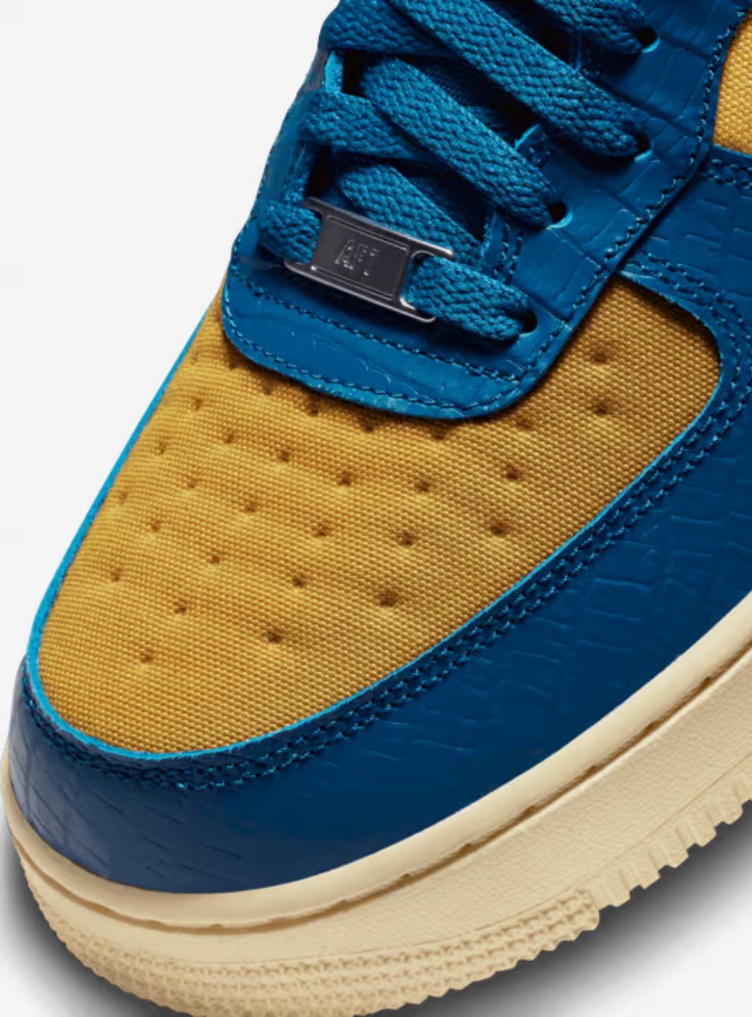 Nike Air Force 1 Low SP Undefeated 5 On It Blue Yellow Croc - DM8462-400 | ResellZone