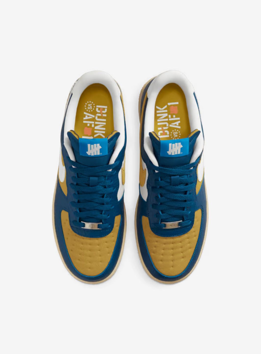 Nike Air Force 1 Low SP Undefeated 5 On It Blue Yellow Croc - DM8462-400 | ResellZone