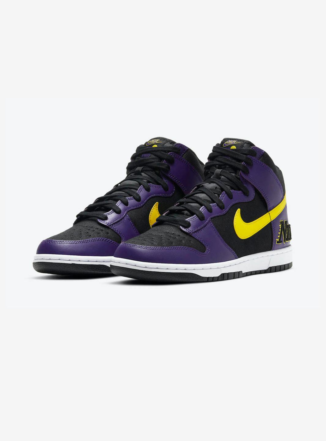 Nike Dunk High EMB Lakers - DH0642-001 | ResellZone