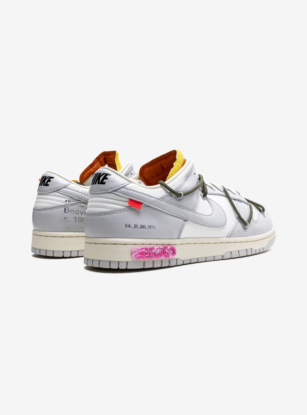 Nike Dunk Low Off-White Lot 22 - DM1602-124 | ResellZone