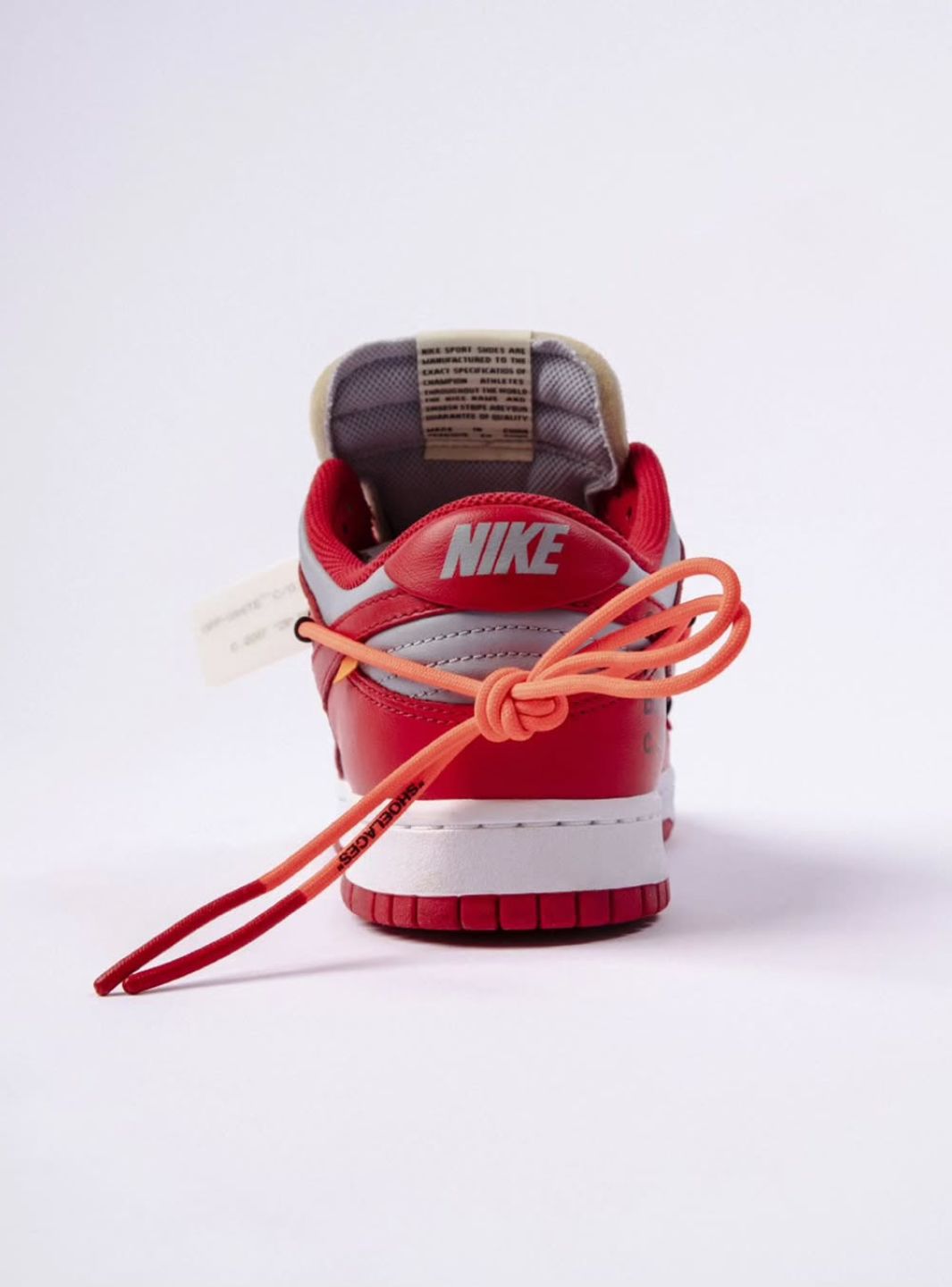 Nike Dunk Low Off-White University Red - CT0856-600 | ResellZone