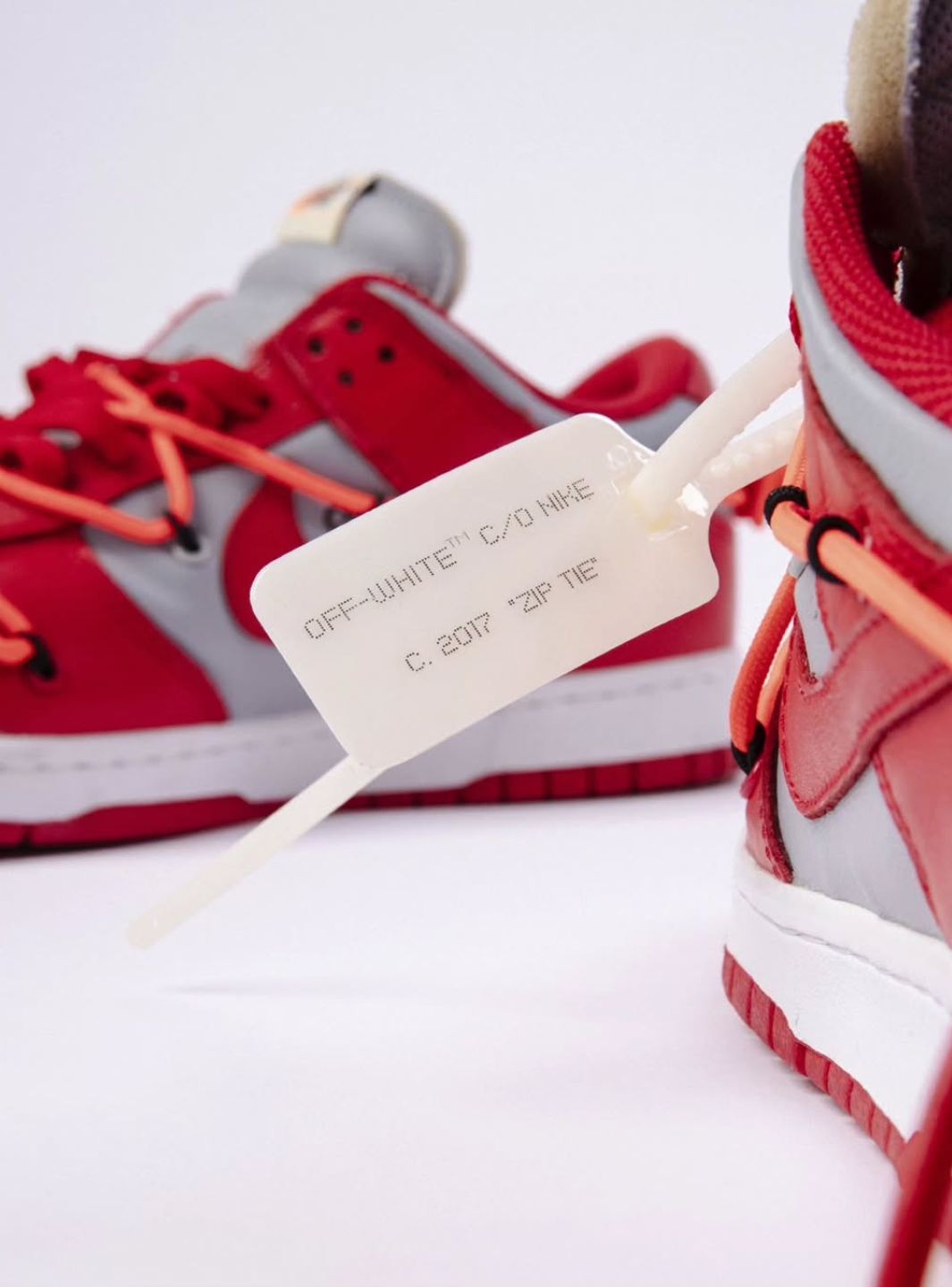 Nike Dunk Low Off-White University Red - CT0856-600 | ResellZone