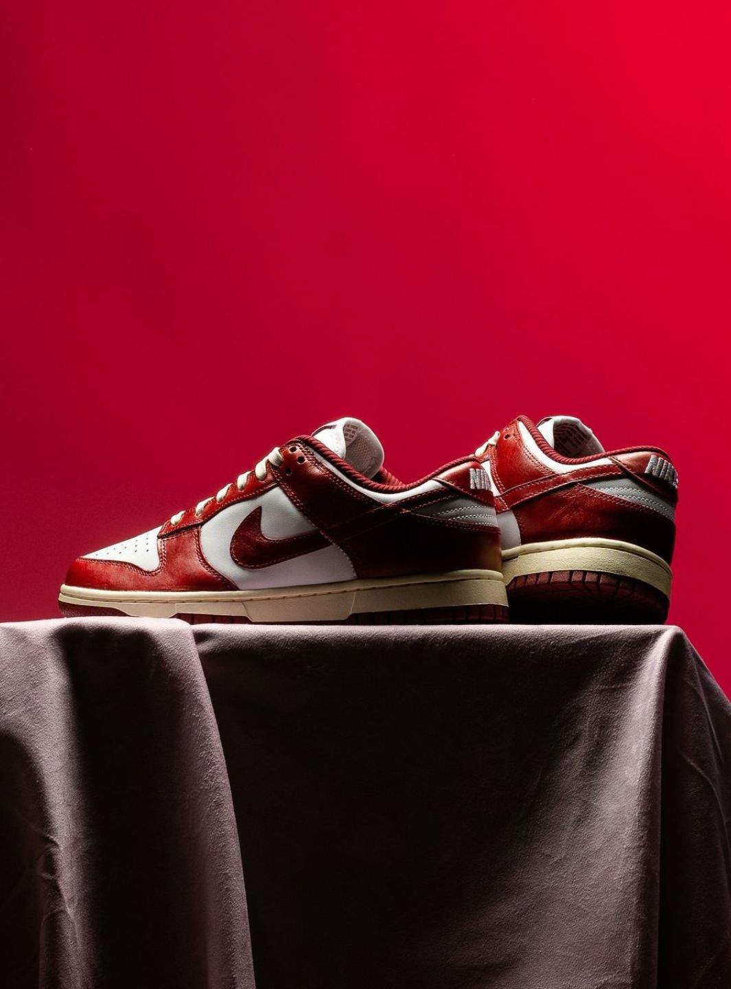 Nike Dunk Low PRM Vintage Team Red (W)