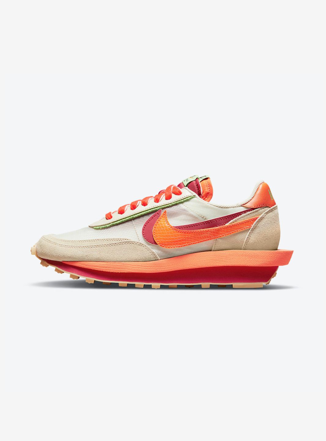 Nike LD Waffle Sacai CLOT Kiss of Death Net Orange Blaze - DH1347-100 | ResellZone