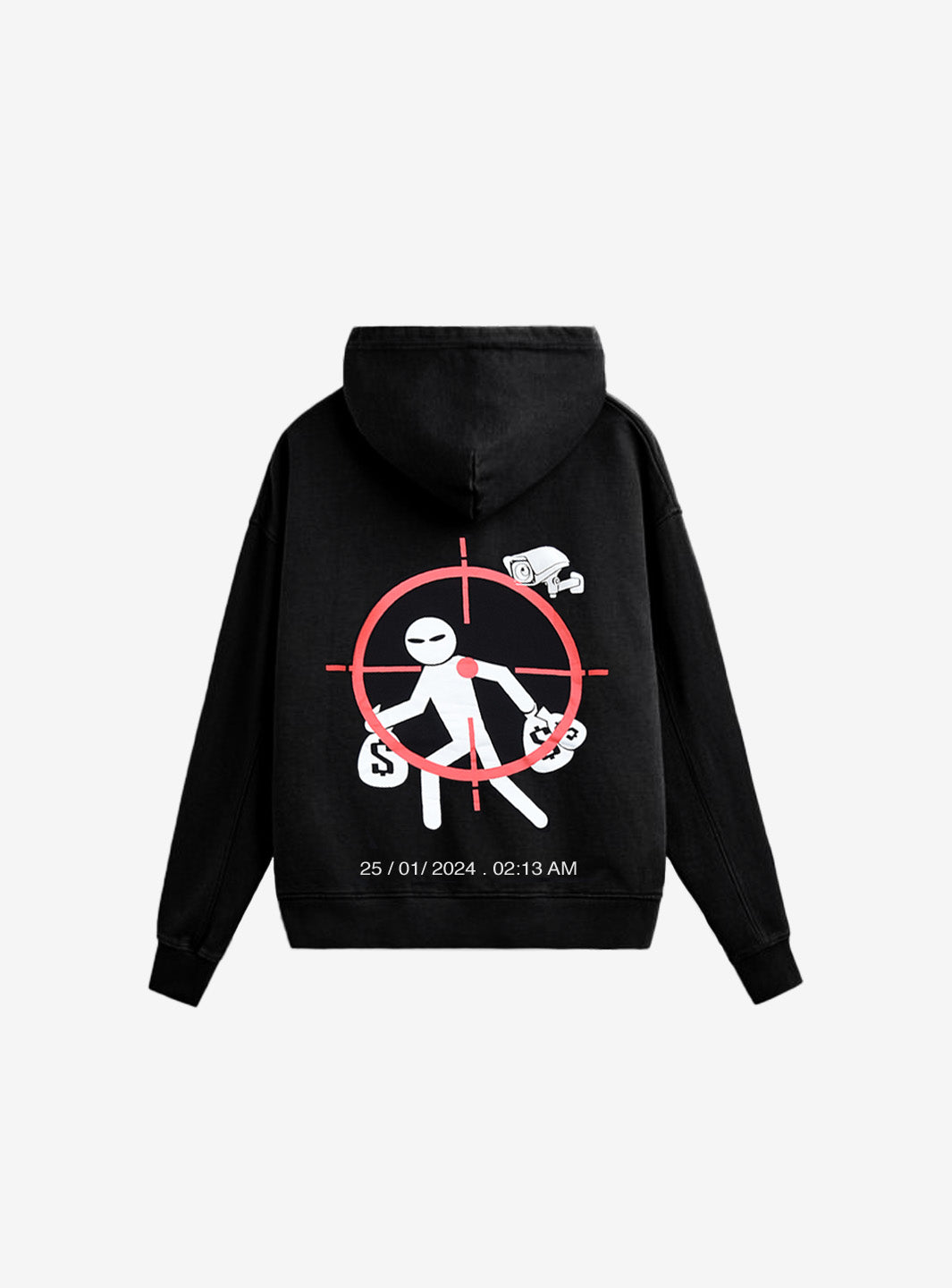 Robbery Vision Black Hoodie | ResellZone