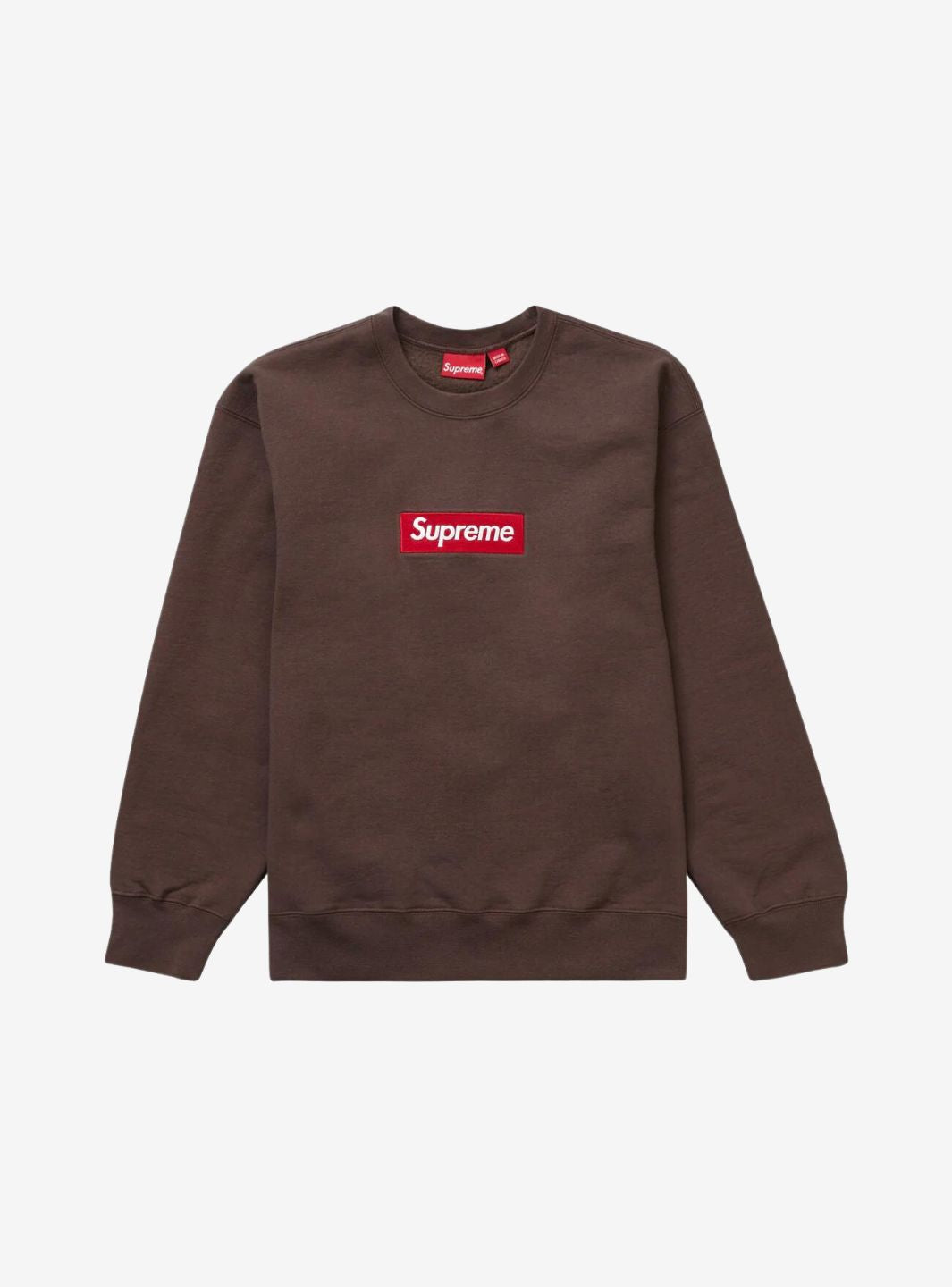 Supreme Box Logo Crewneck Brown (FW22) | ResellZone