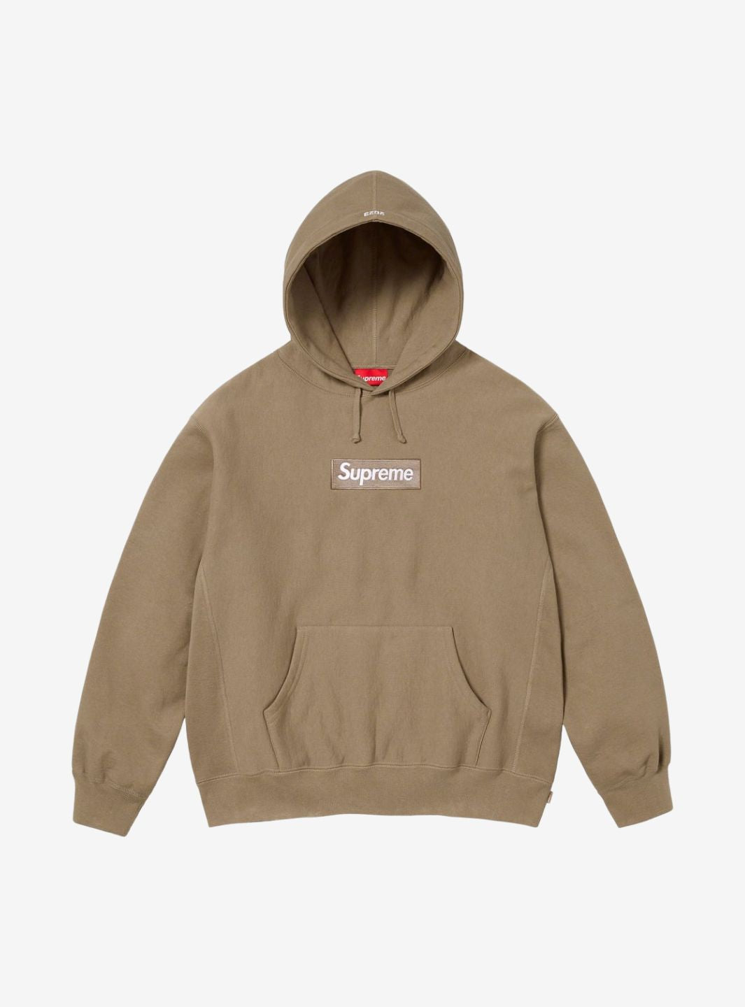 Supreme Box Logo Hooded Sweatshirt Dark Sand (FW23) | ResellZone