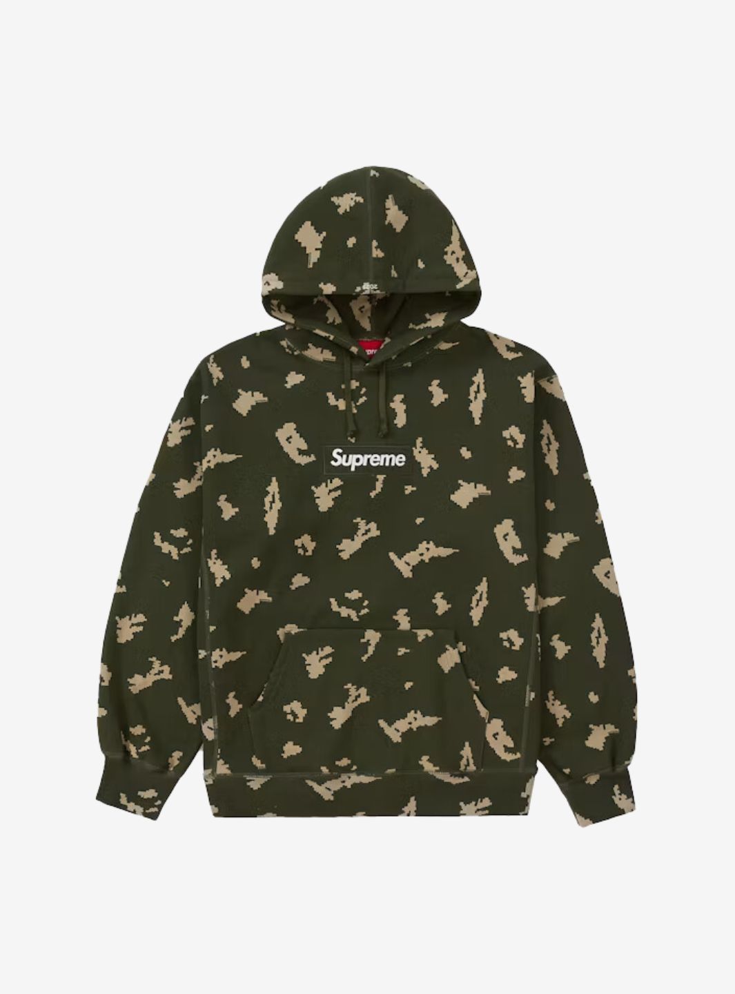 Supreme Box Logo Hooded Sweatshirt Olive Russian Camo (FW21) | ResellZone