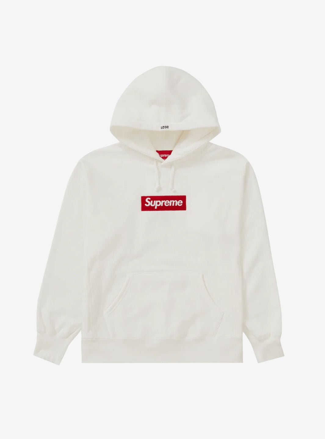 Supreme Box Logo Hooded Sweatshirt White (FW21) | ResellZone