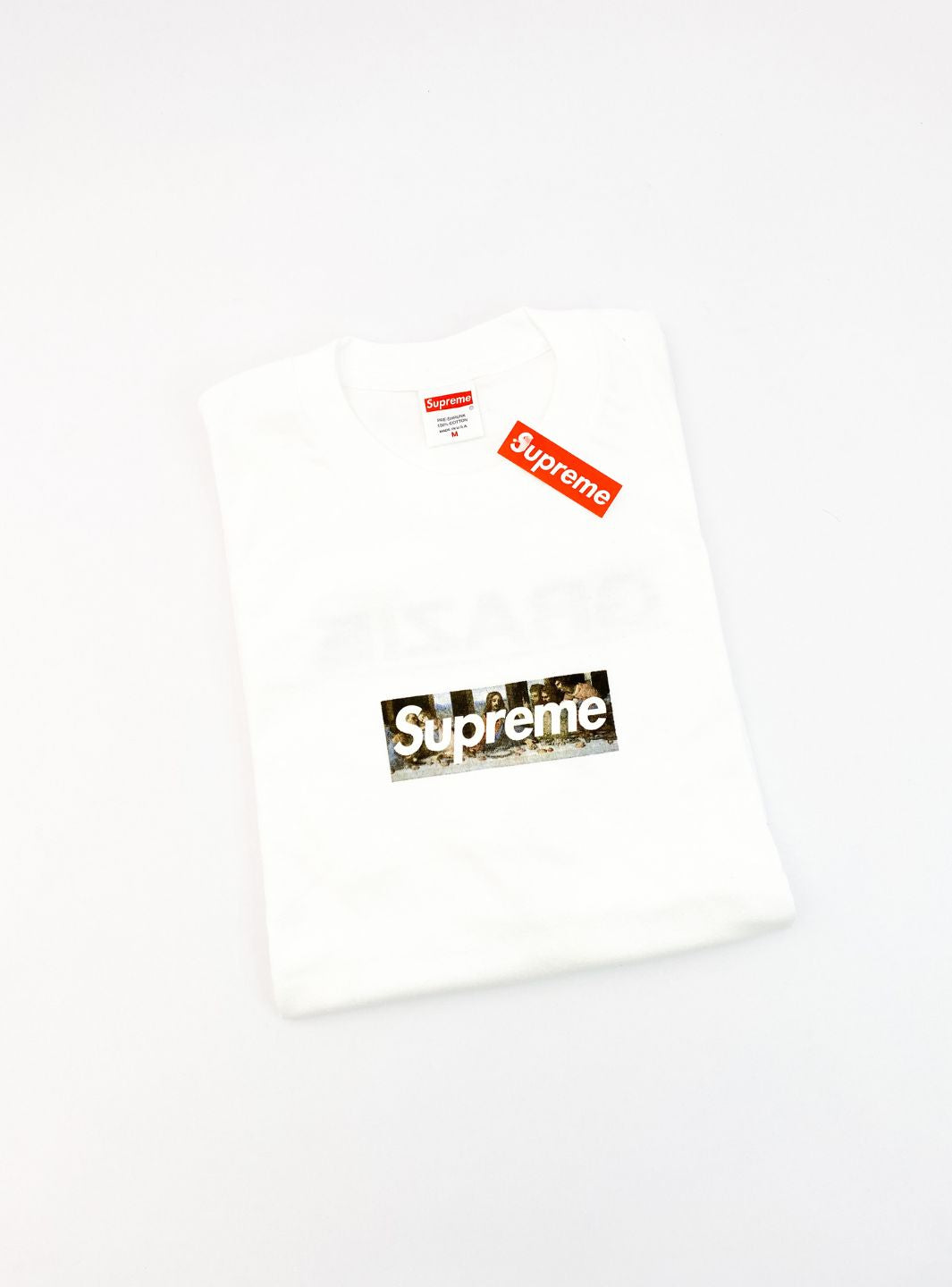 Supreme Milan Box Logo T-Shirt White | ResellZone