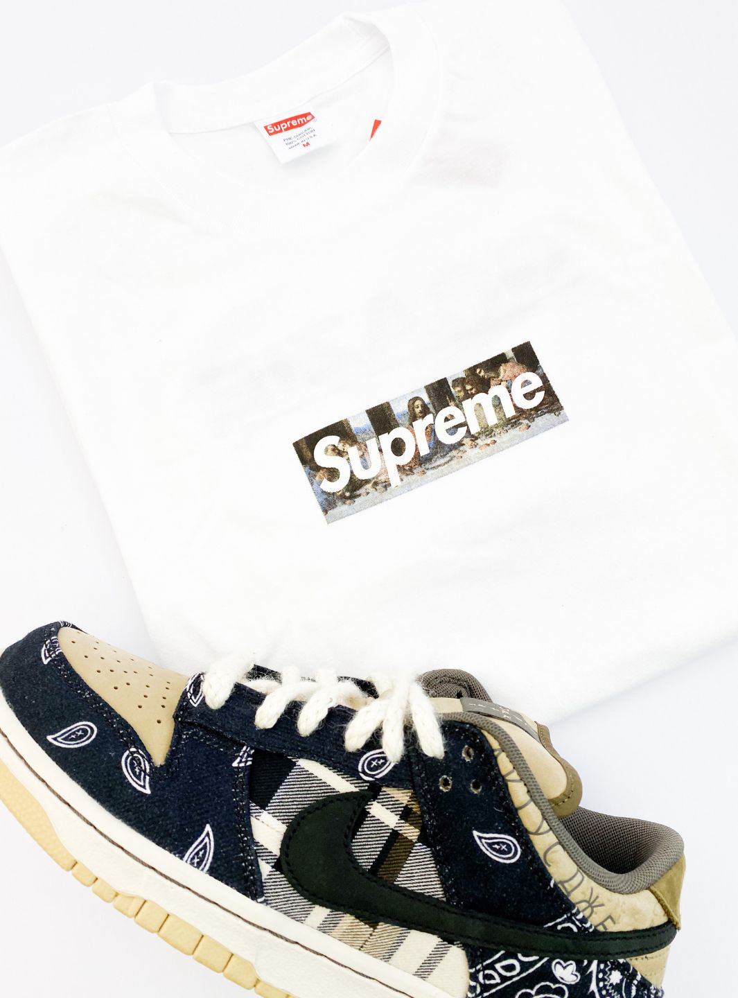 Supreme Milan Box Logo T-Shirt White | ResellZone