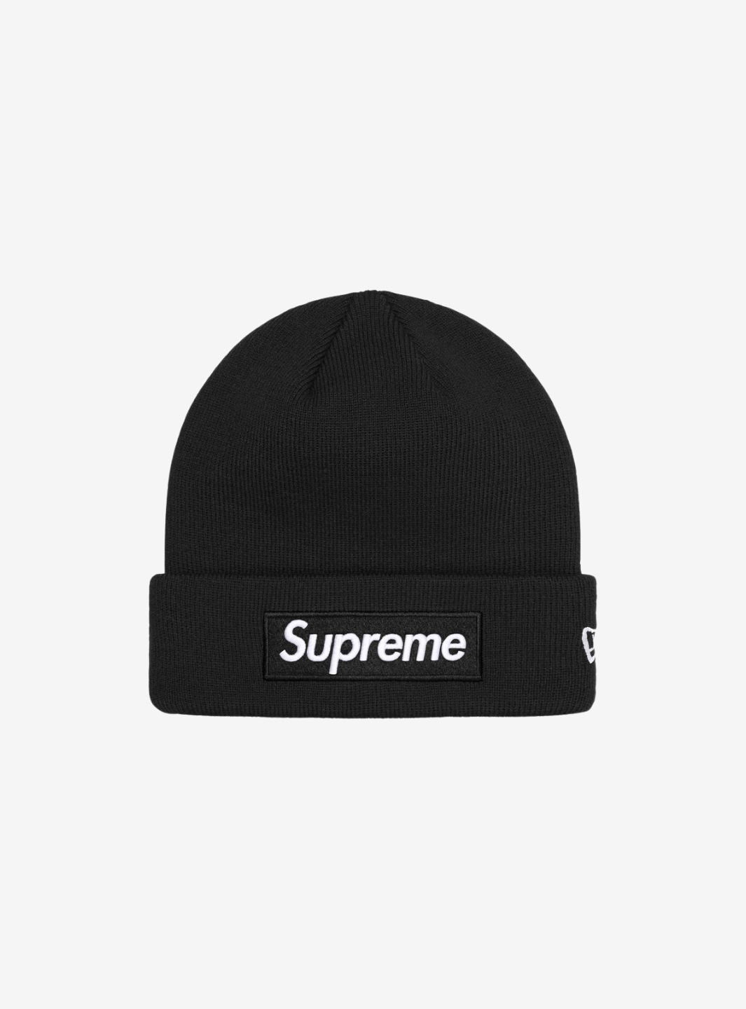 Supreme New Era Box Logo Beanie Black | ResellZone