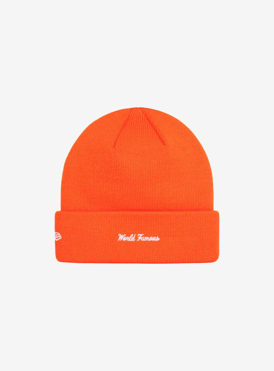 Supreme New Era Box Logo Beanie Dark Orange | ResellZone