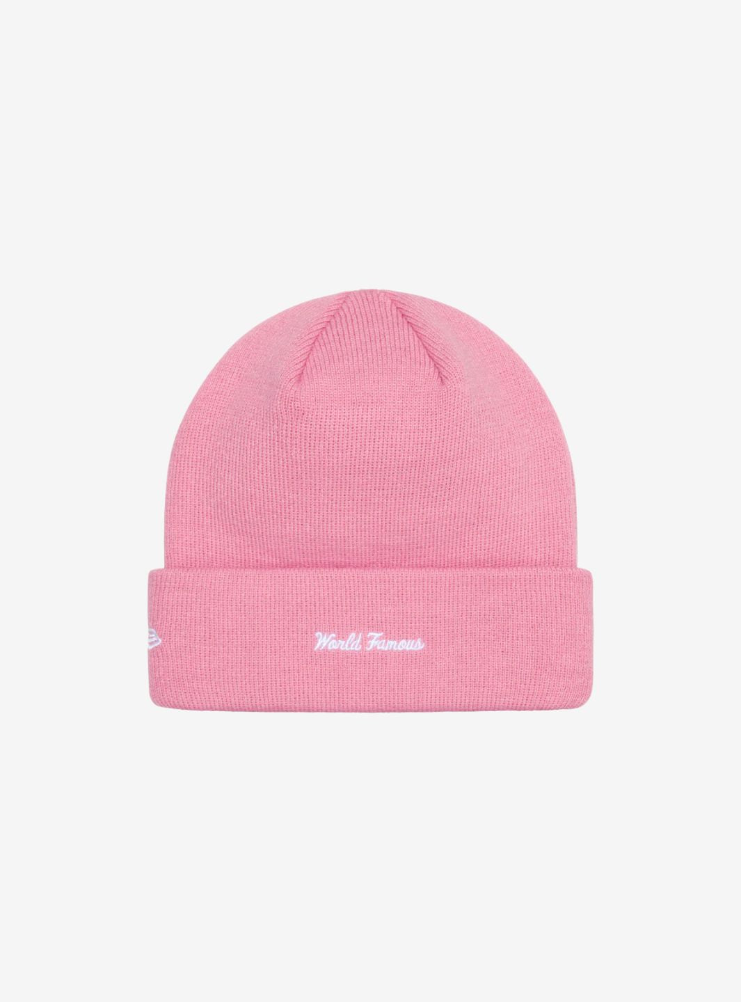 Supreme New Era Box Logo Beanie Dusty Pink | ResellZone