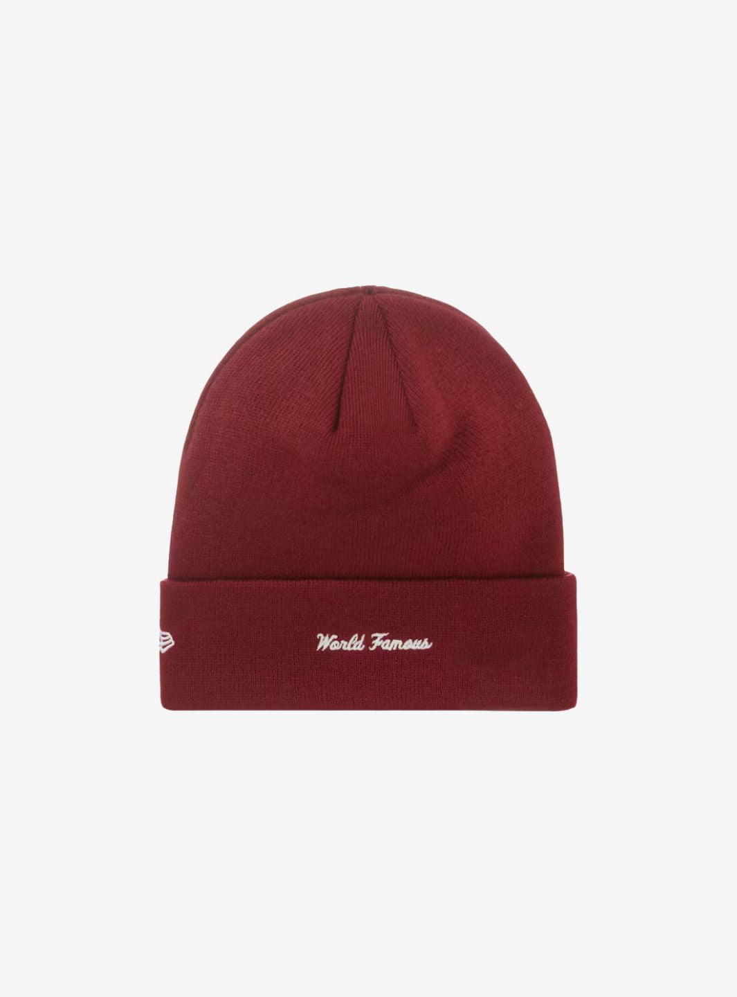 Supreme New Era Box Logo Beanie (FW22) Cardinal | ResellZone