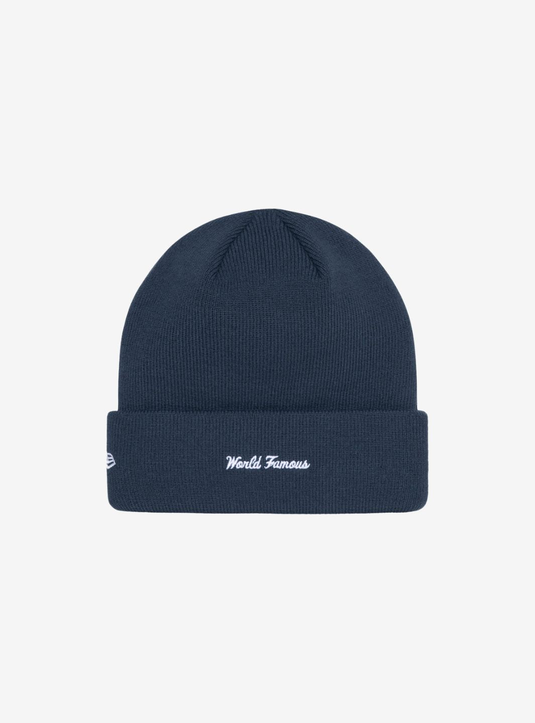 Supreme New Era Box Logo Beanie Navy | ResellZone