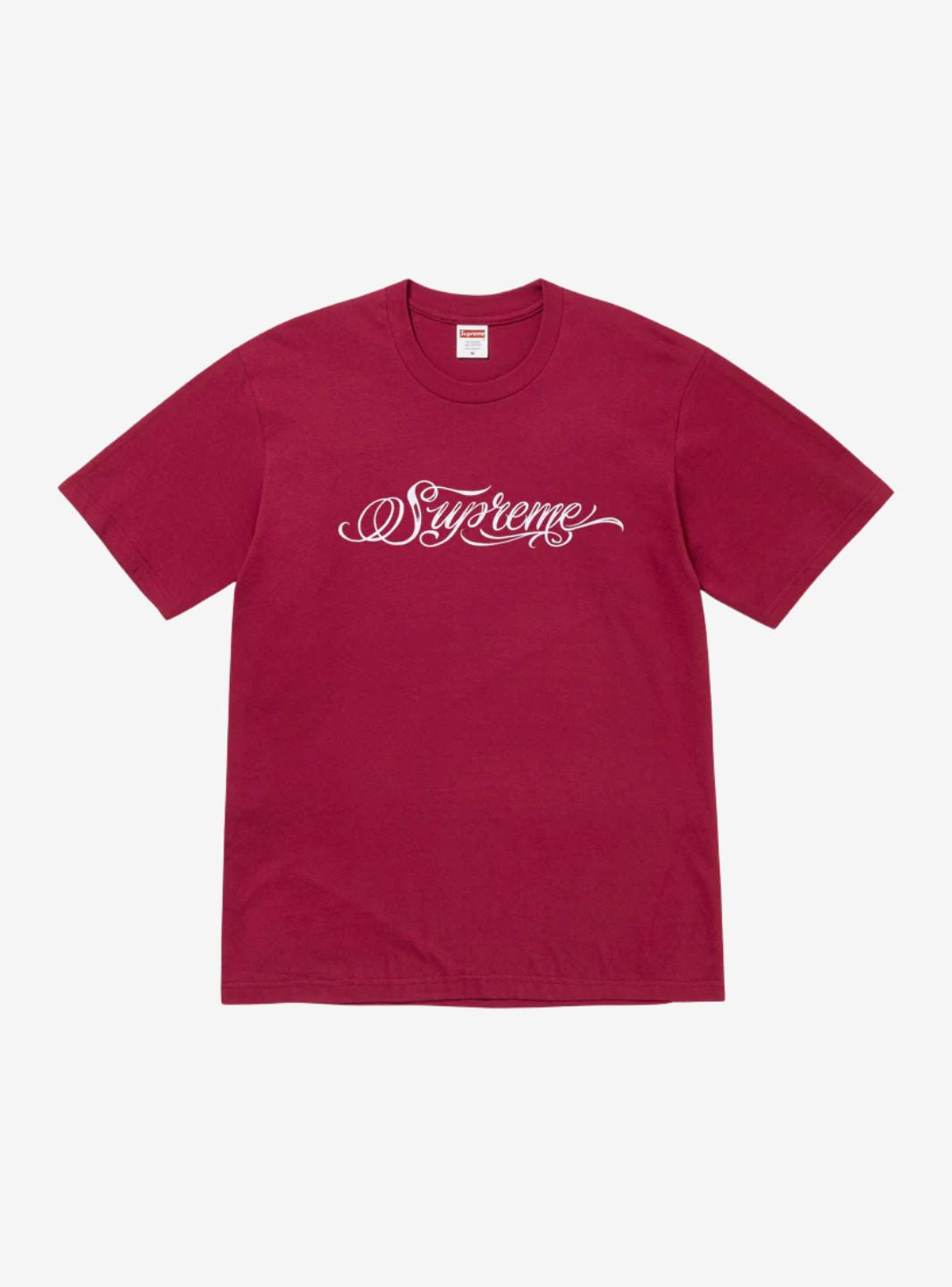 Supreme Script T-Shirt Cardinal | ResellZone