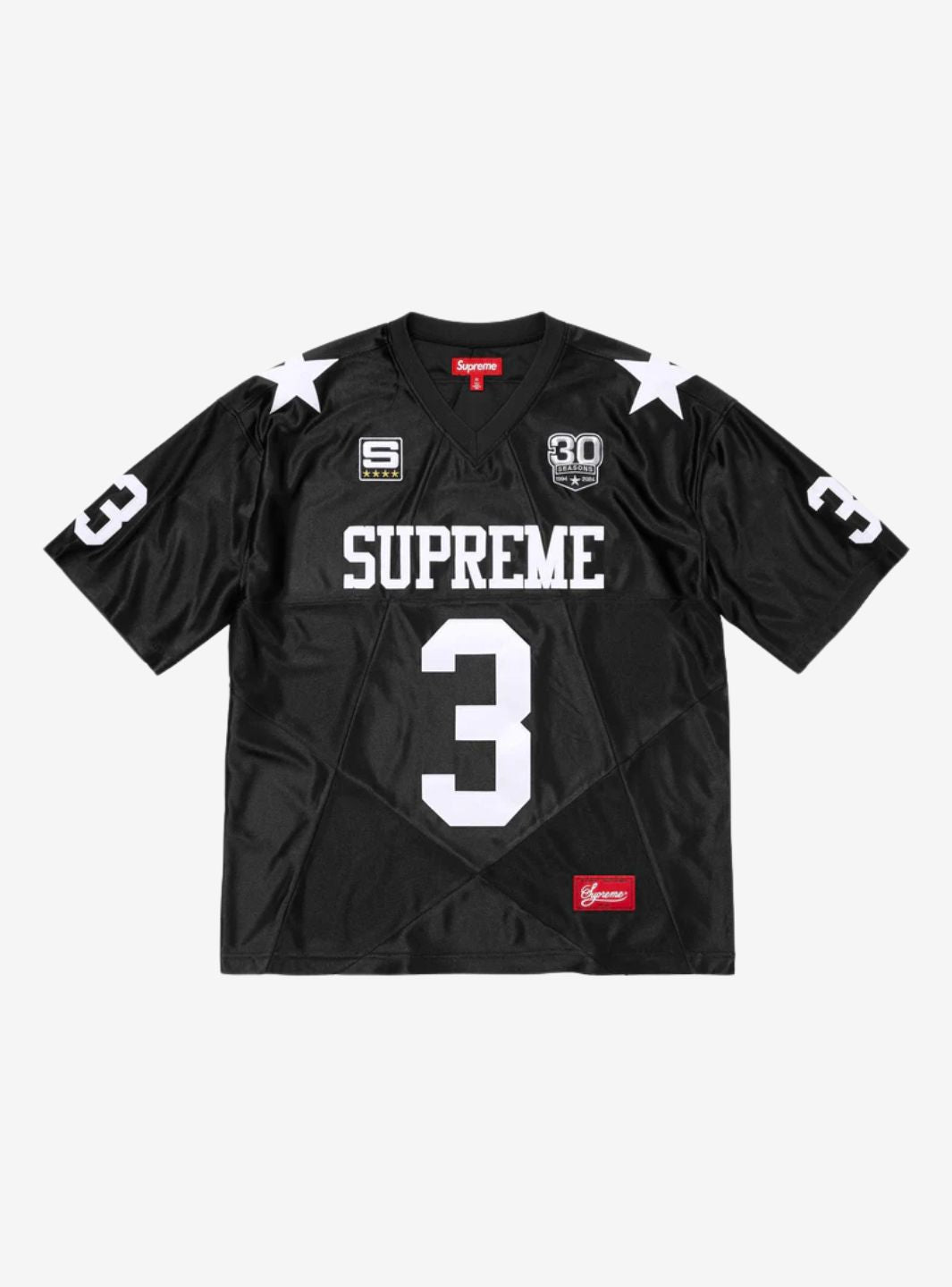 Supreme Star Football Jersey Black | ResellZone