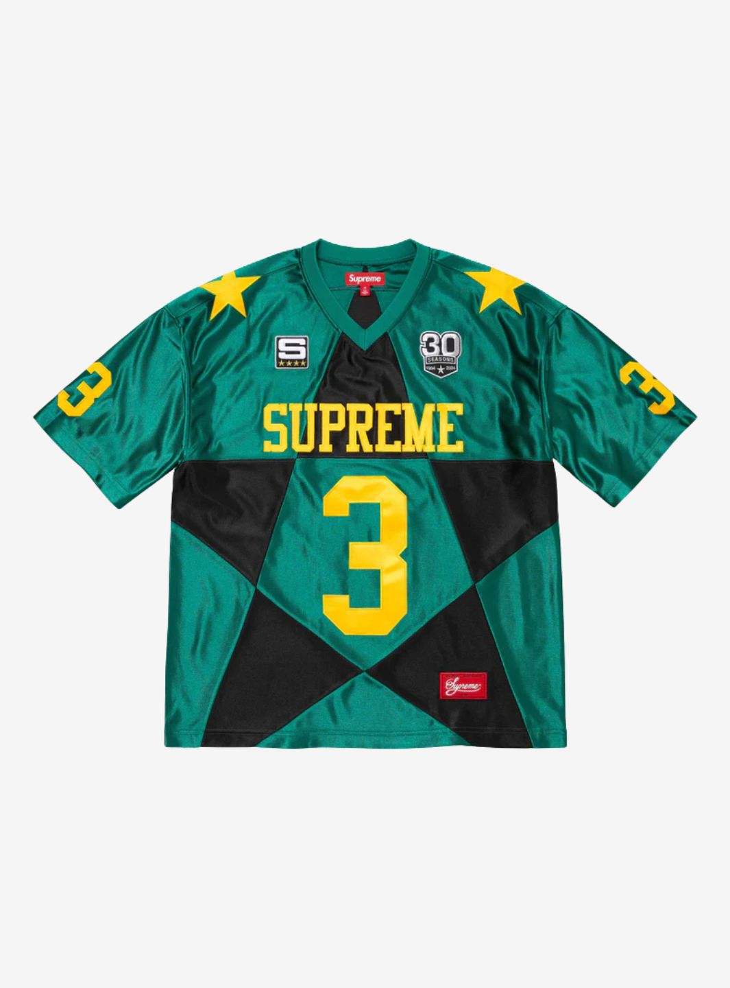 Supreme Star Football Jersey Dark Green | ResellZone