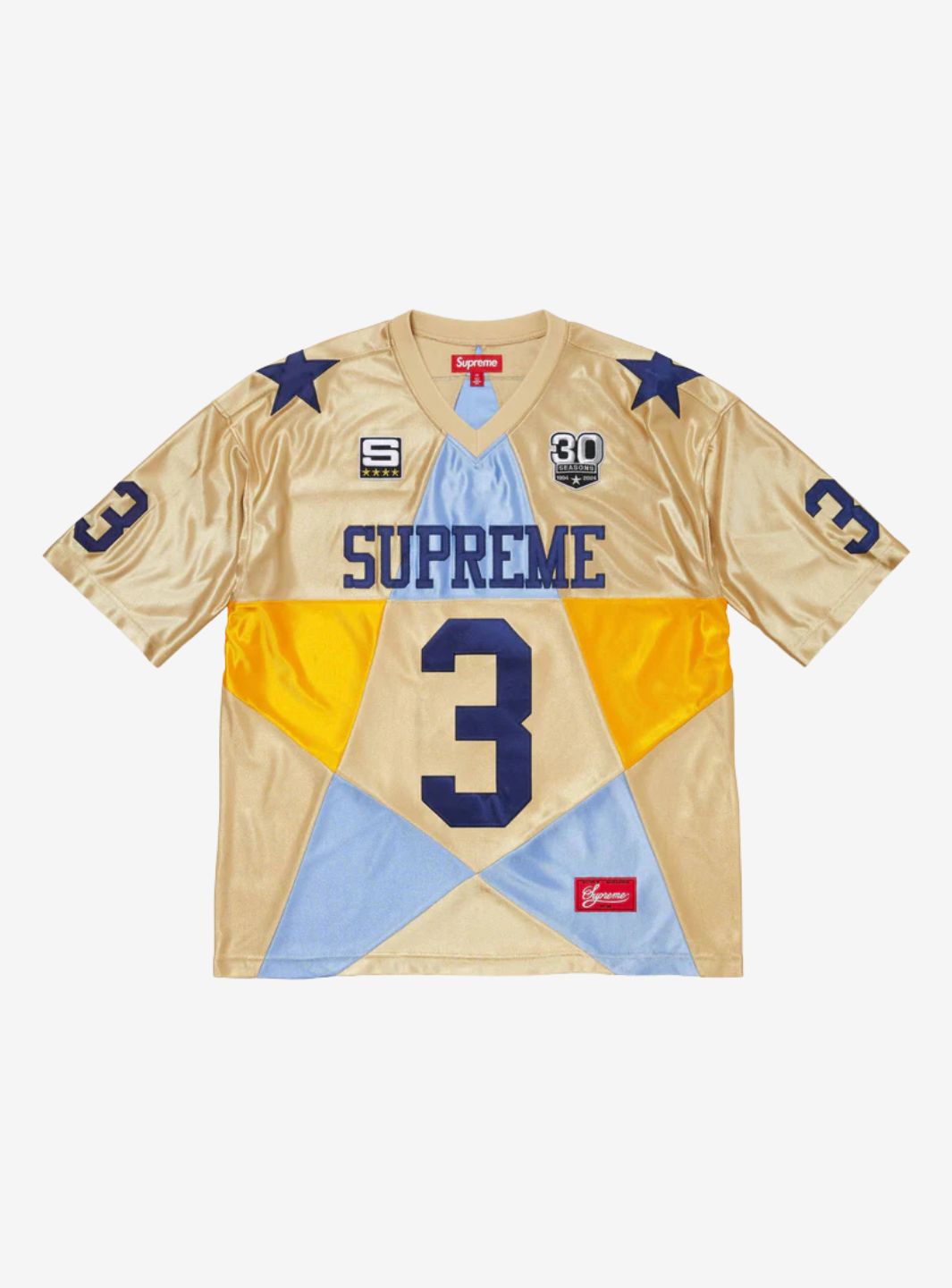 Supreme Star Football Jersey Light Brown | ResellZone